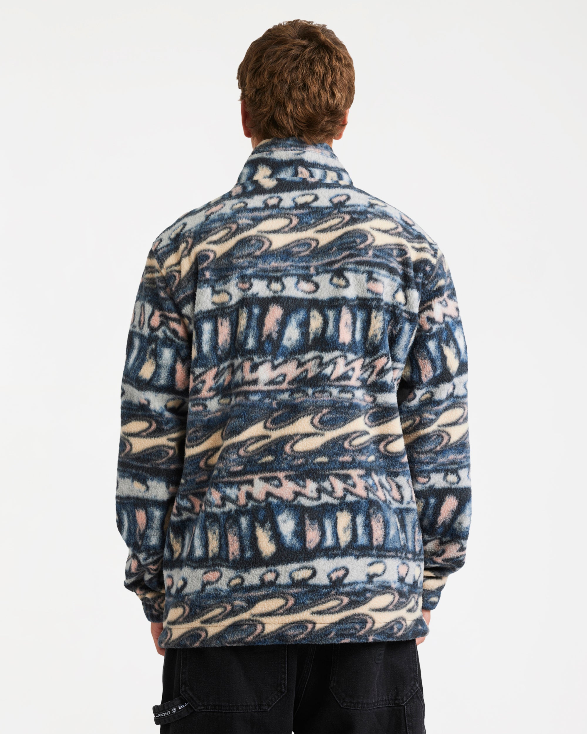 Mens Occy Heritage Half Zip Fleece Pullover