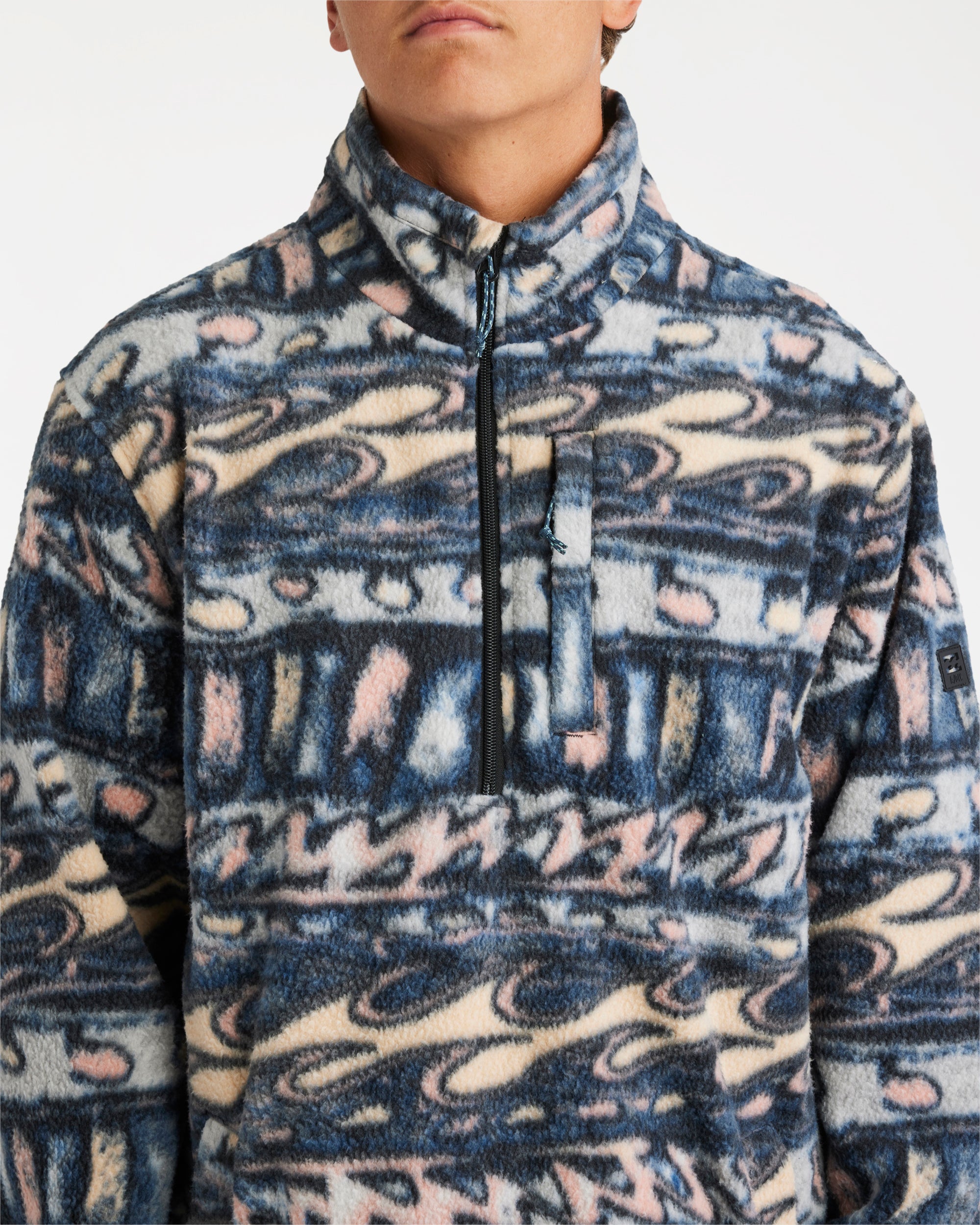 Mens Occy Heritage Half Zip Fleece Pullover