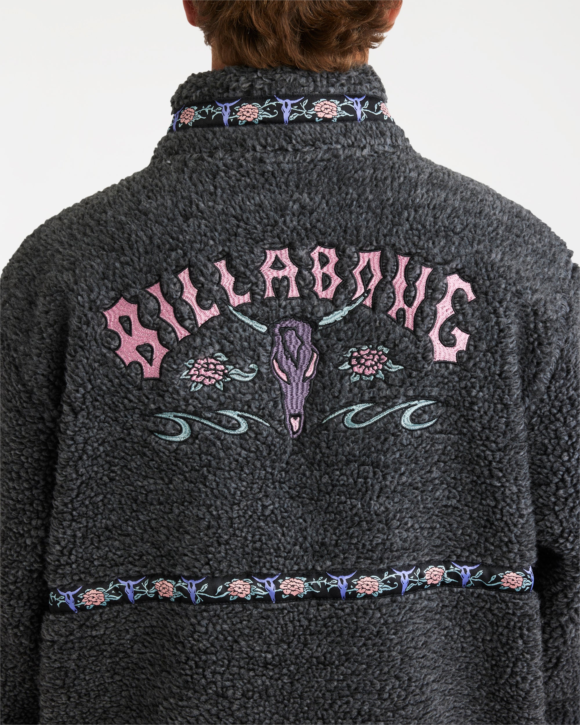 Mens Occy Tombstone Half Zip Fleece Pullover