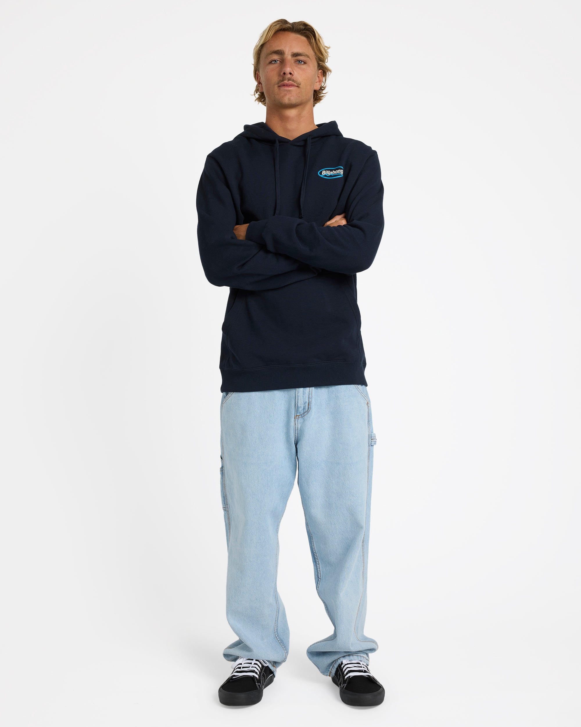 Mens Walled Pullover Hoodie