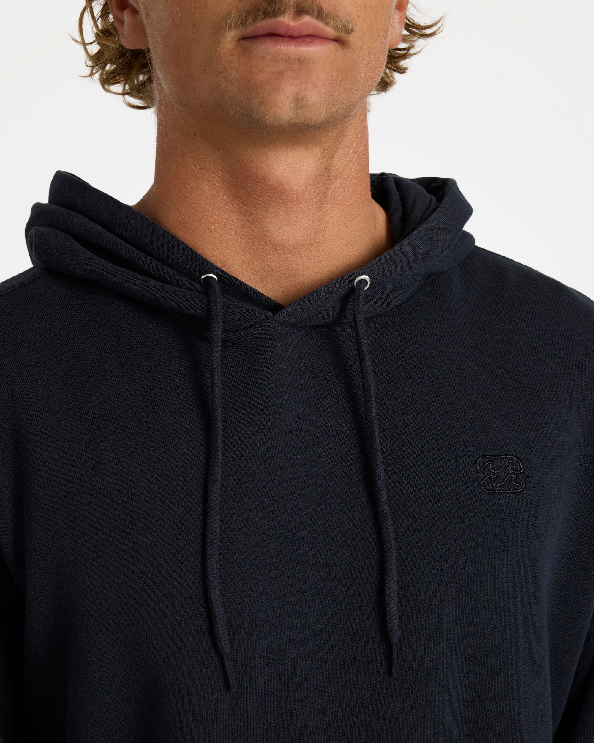 Mens Premium Wave Washed Pullover Hoodie
