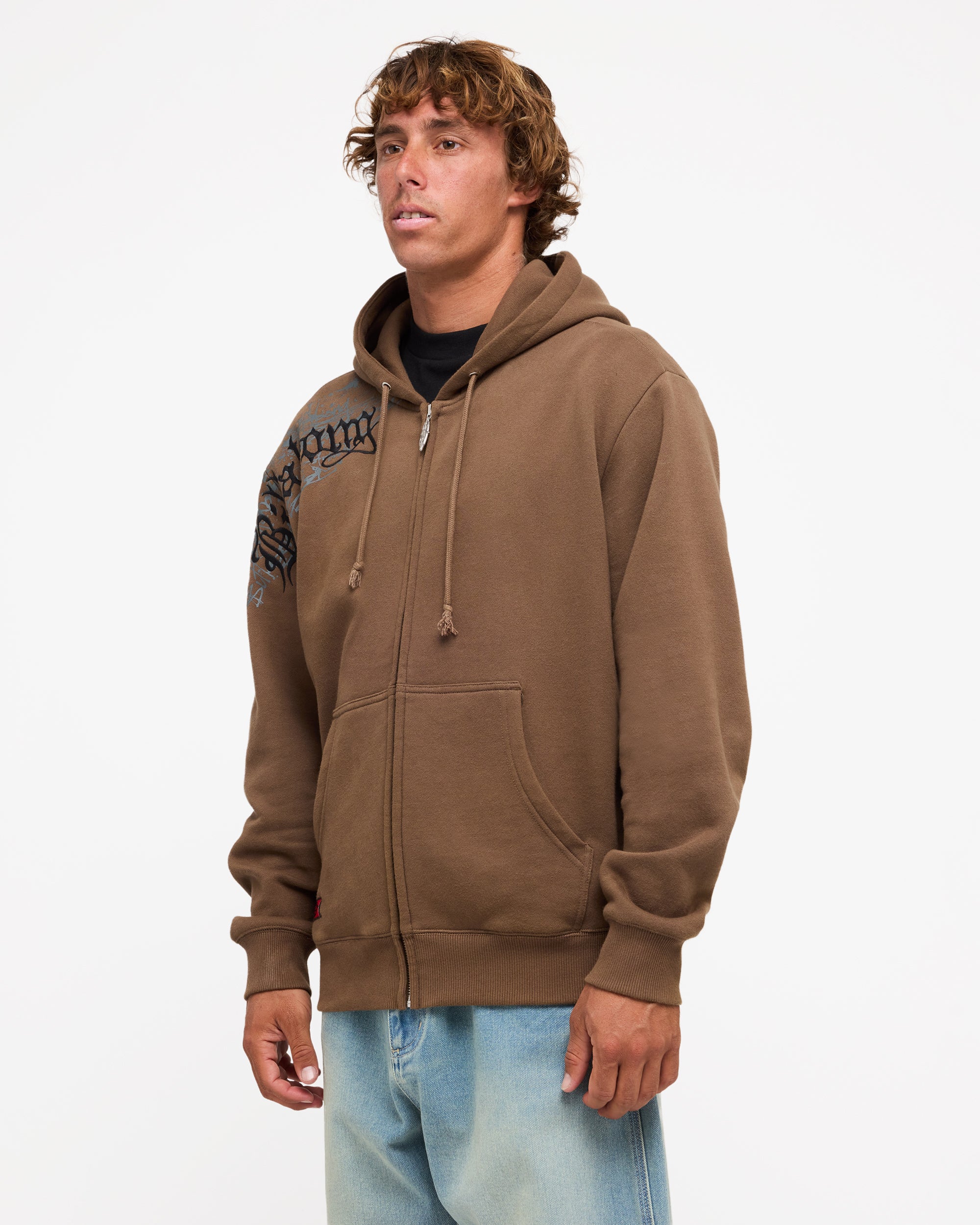 Mens Immortal Blast Zip Up Hoodie