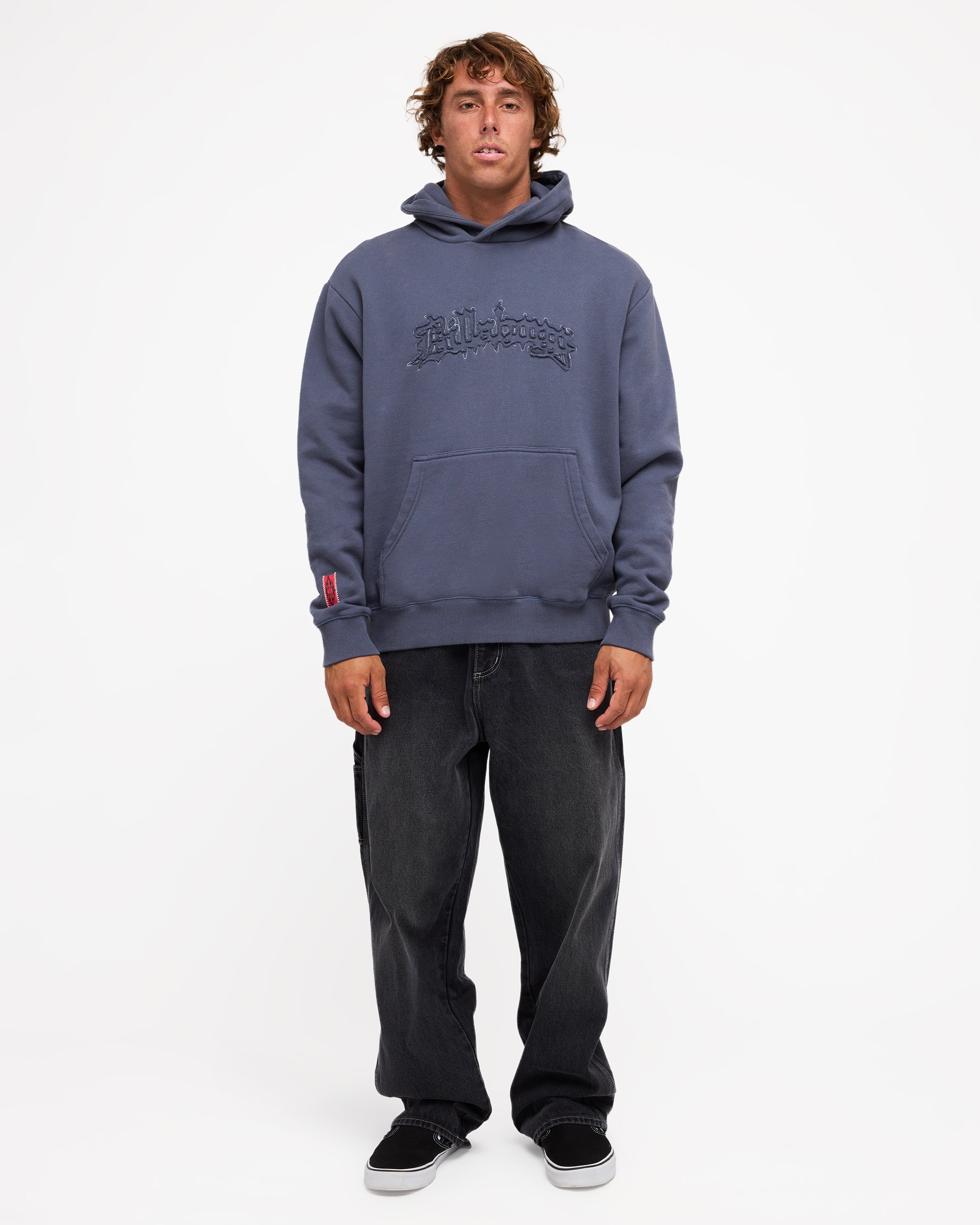 Mens Immortal Distress Pullover Hoodie