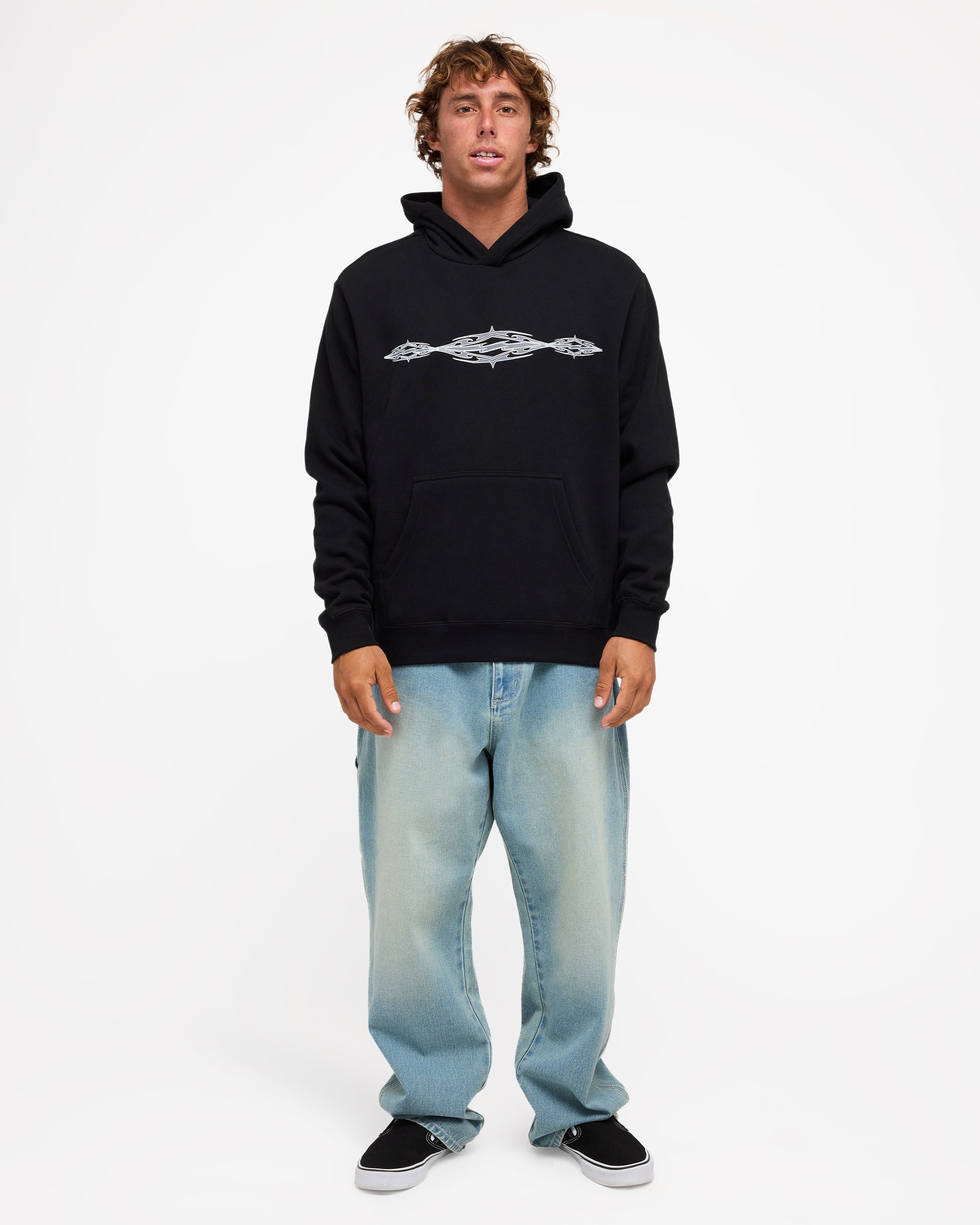 Mens Triple Up Pullover Hoodie