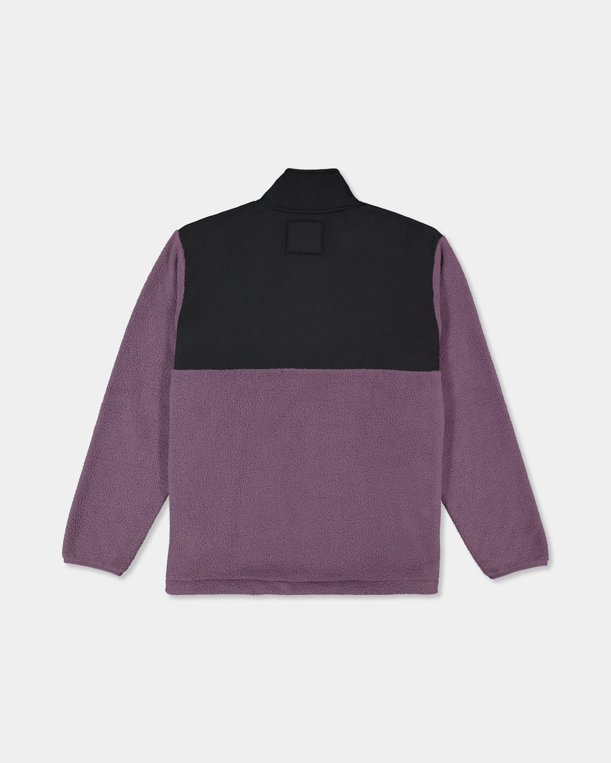 Mens Boundary Mock Snap Fleece Pullover
