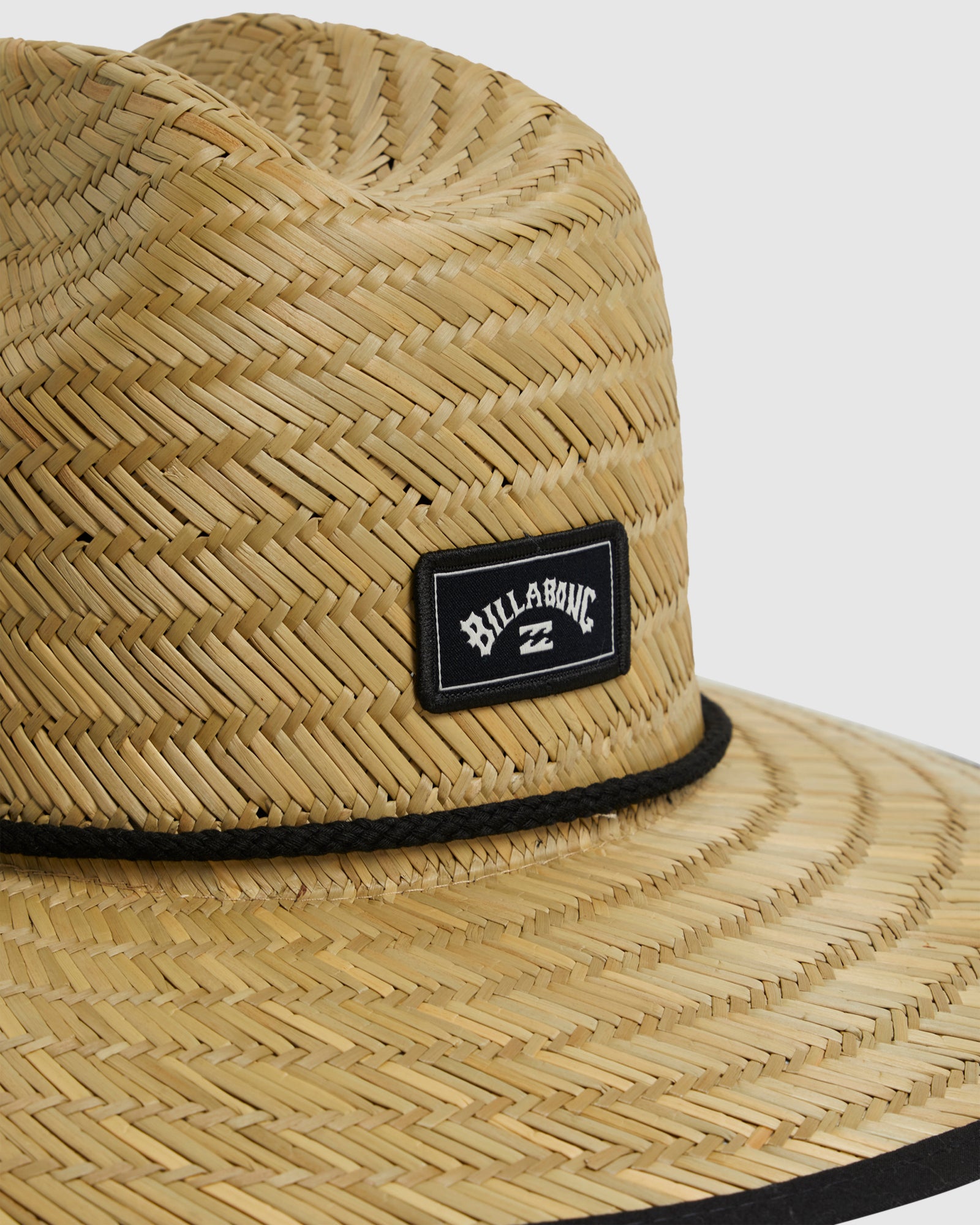 Mens Tides Print Straw Hat