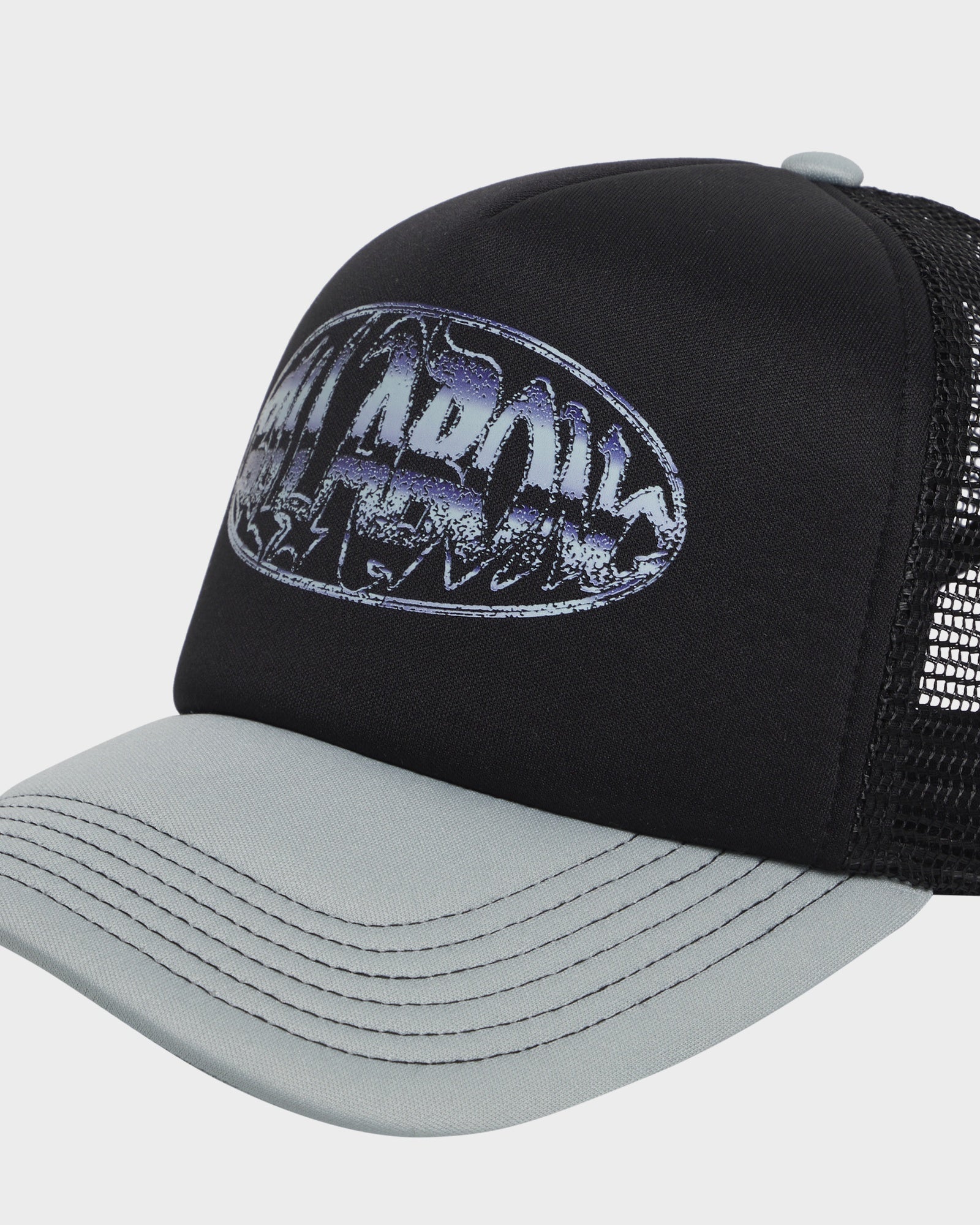 Mens Chromed Trucker Cap