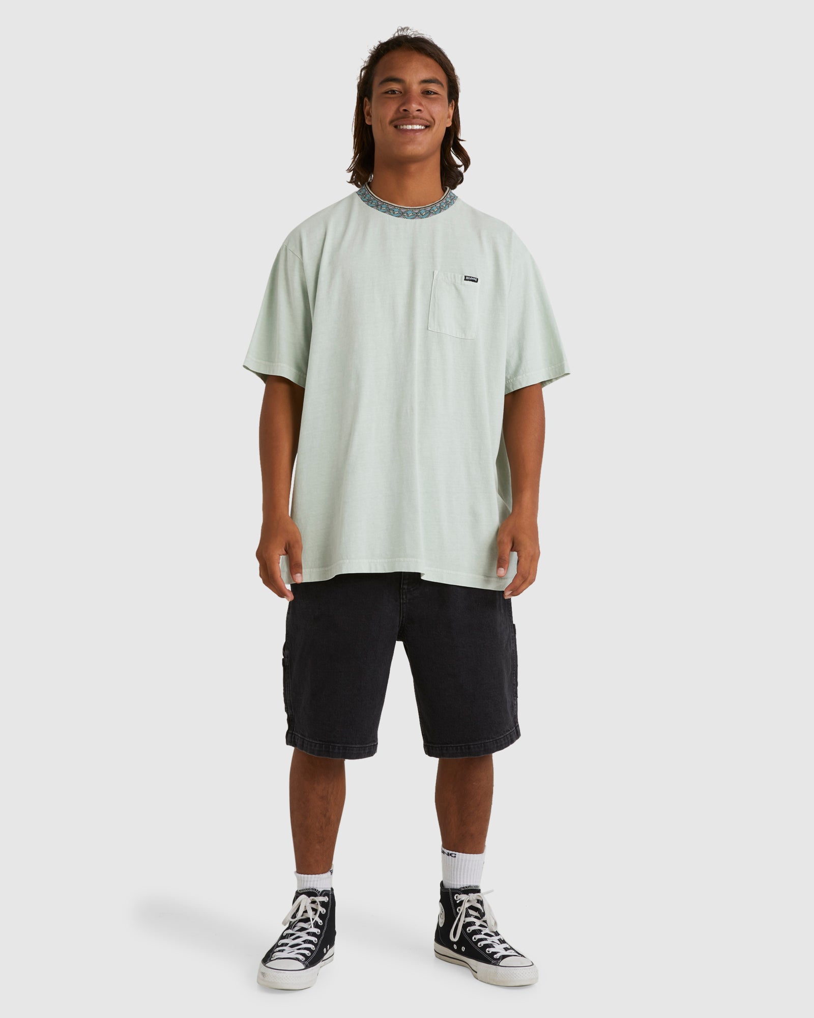 Mens Tribe Knit T-Shirt