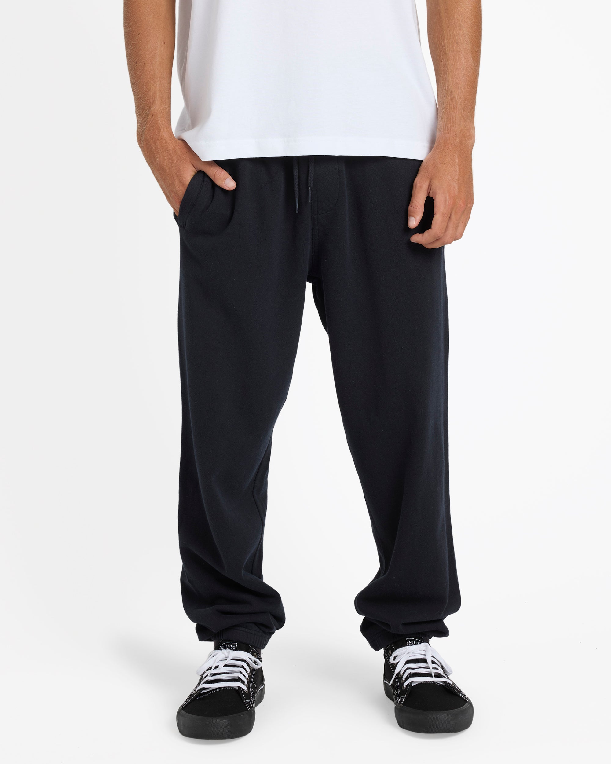 Mens Premium Wave Washed Trackpants