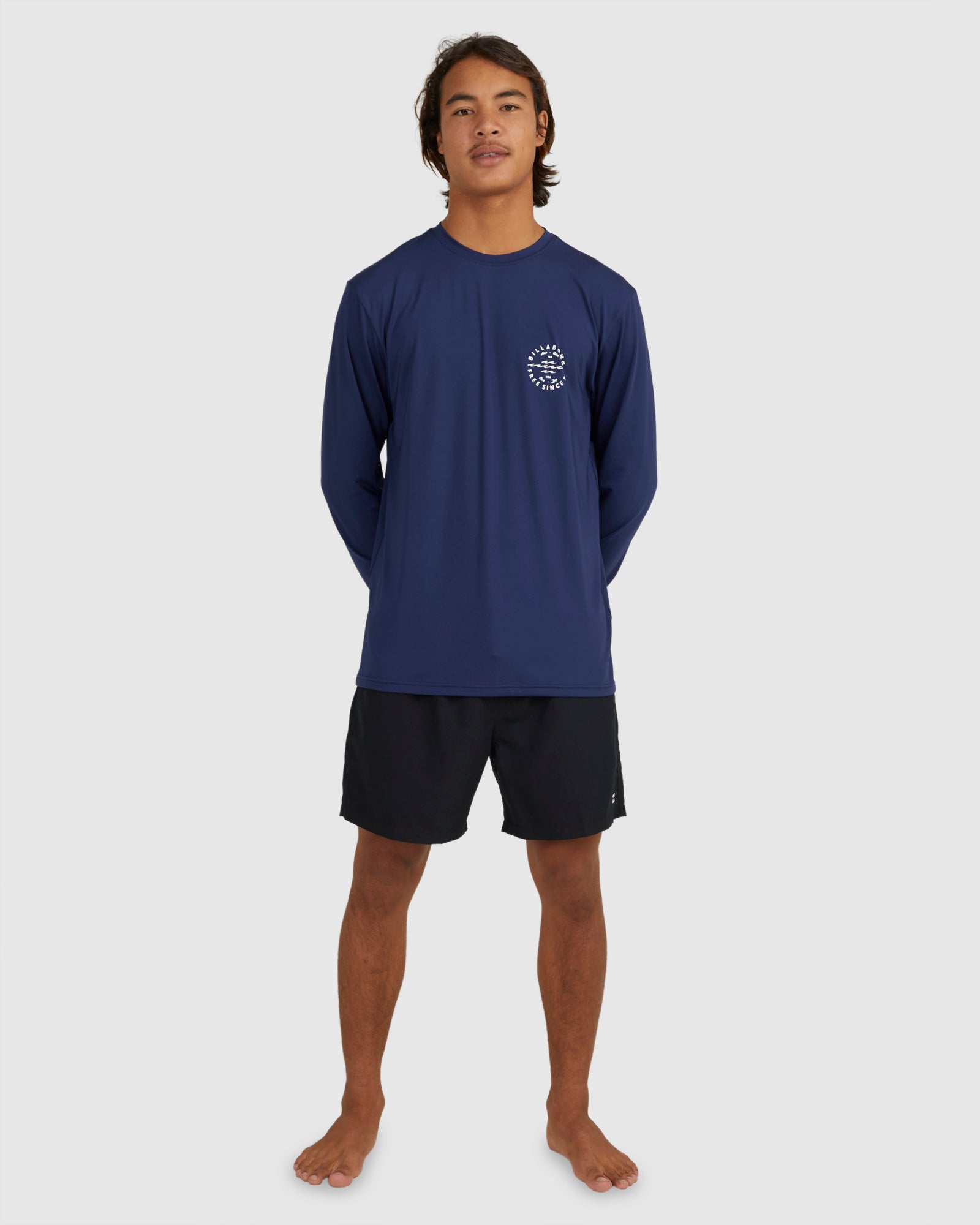 Mens Big Wave Daz Long Sleeve Rash Vest