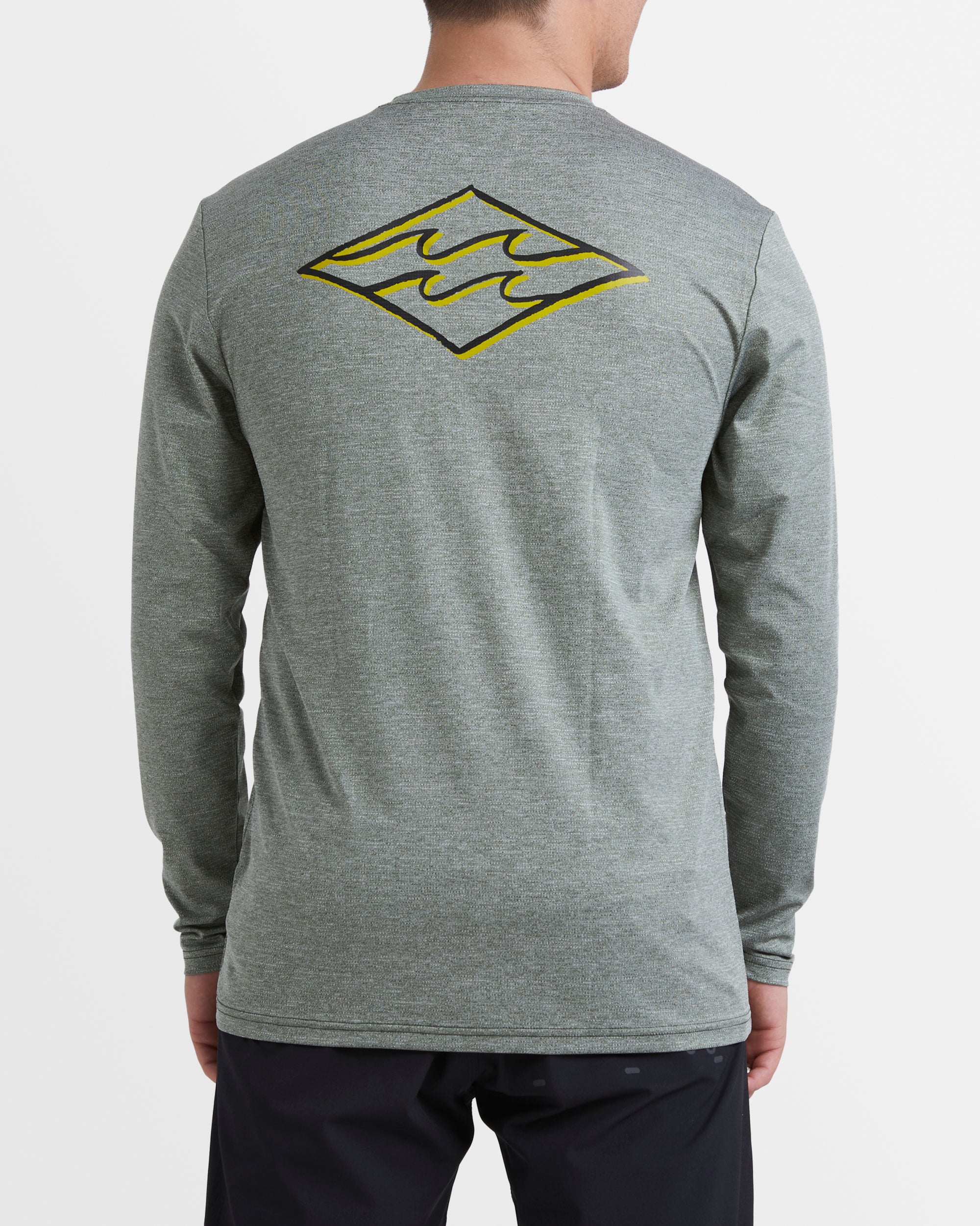 Mens Diamond Shoreline Long Sleeve Rash Vest