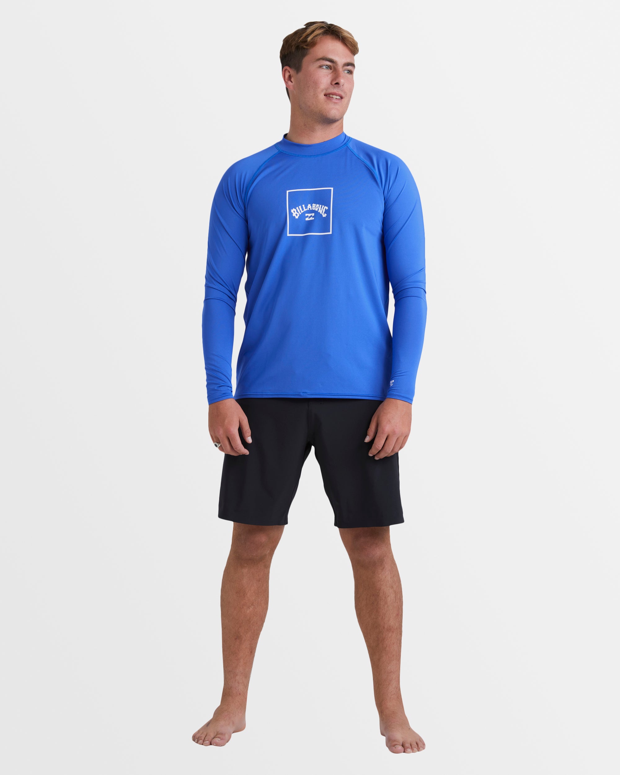 Mens Boxed Arch Long Sleeve Rash Vest