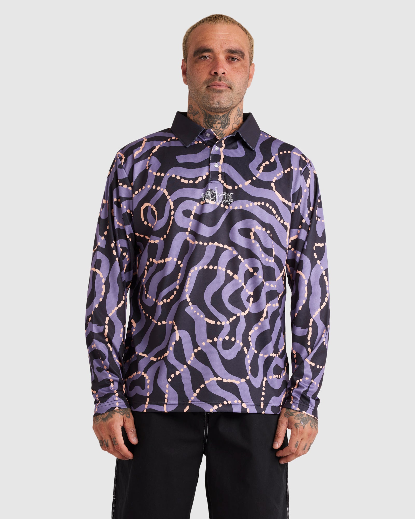 Mens Otis Mangrove Long Sleeve Surf Shirt