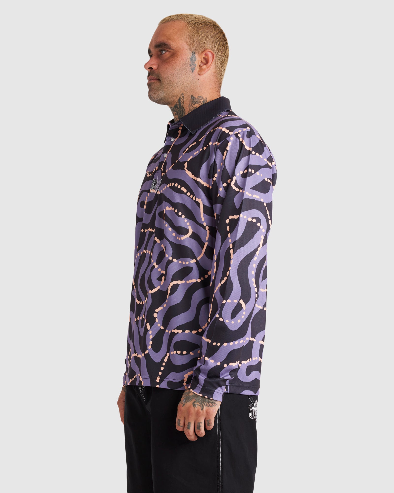 Mens Otis Mangrove Long Sleeve Surf Shirt