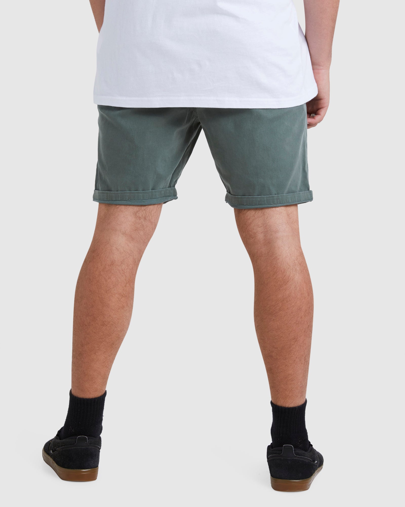 Mens Wave Washed Twill 19" Shorts