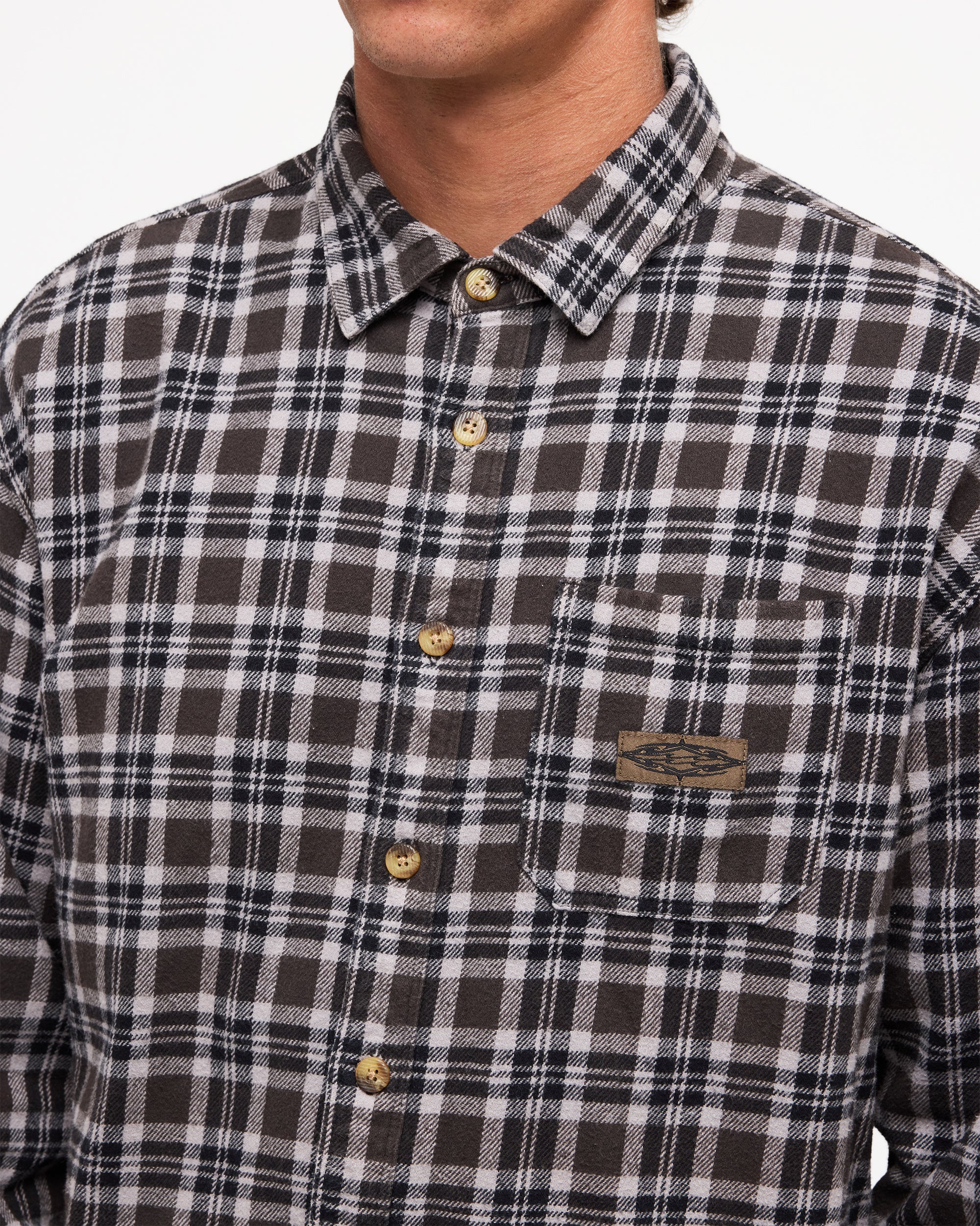 Mens Immortal Flannel Long Sleeve Shirt