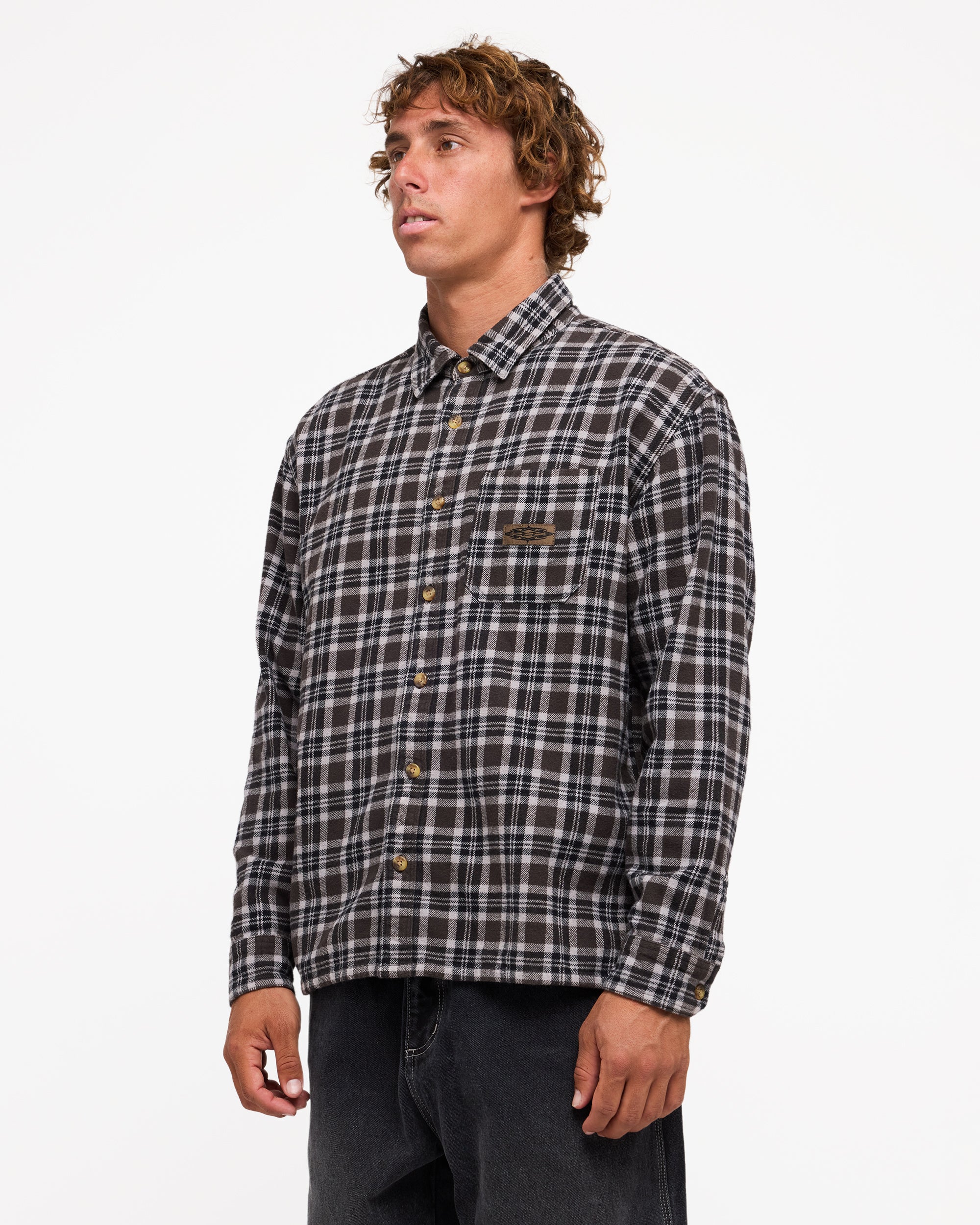 Mens Immortal Flannel Long Sleeve Shirt