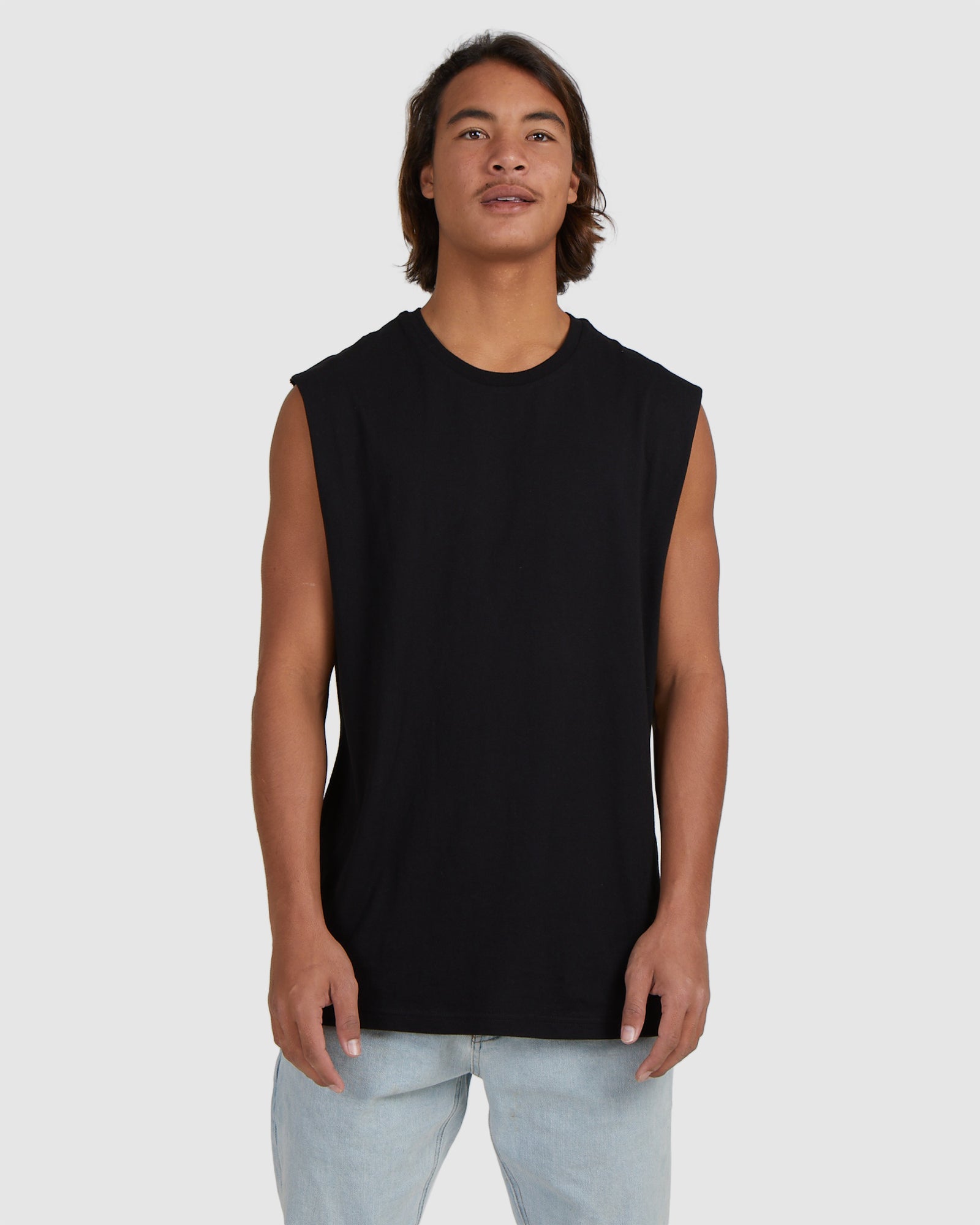 Mens Premium Wave Washed Tank Top