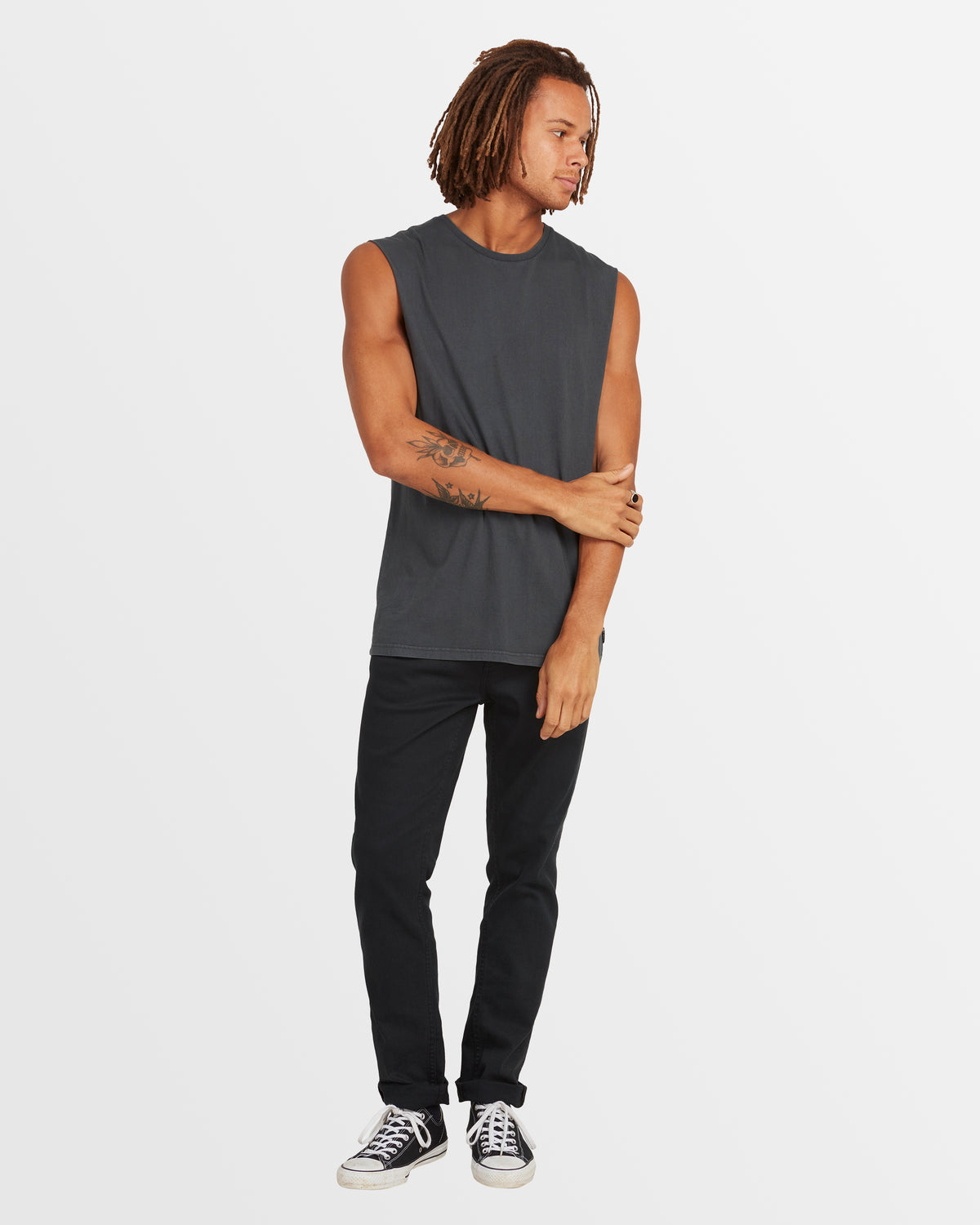Mens Premium Wave Washed Muscle Top