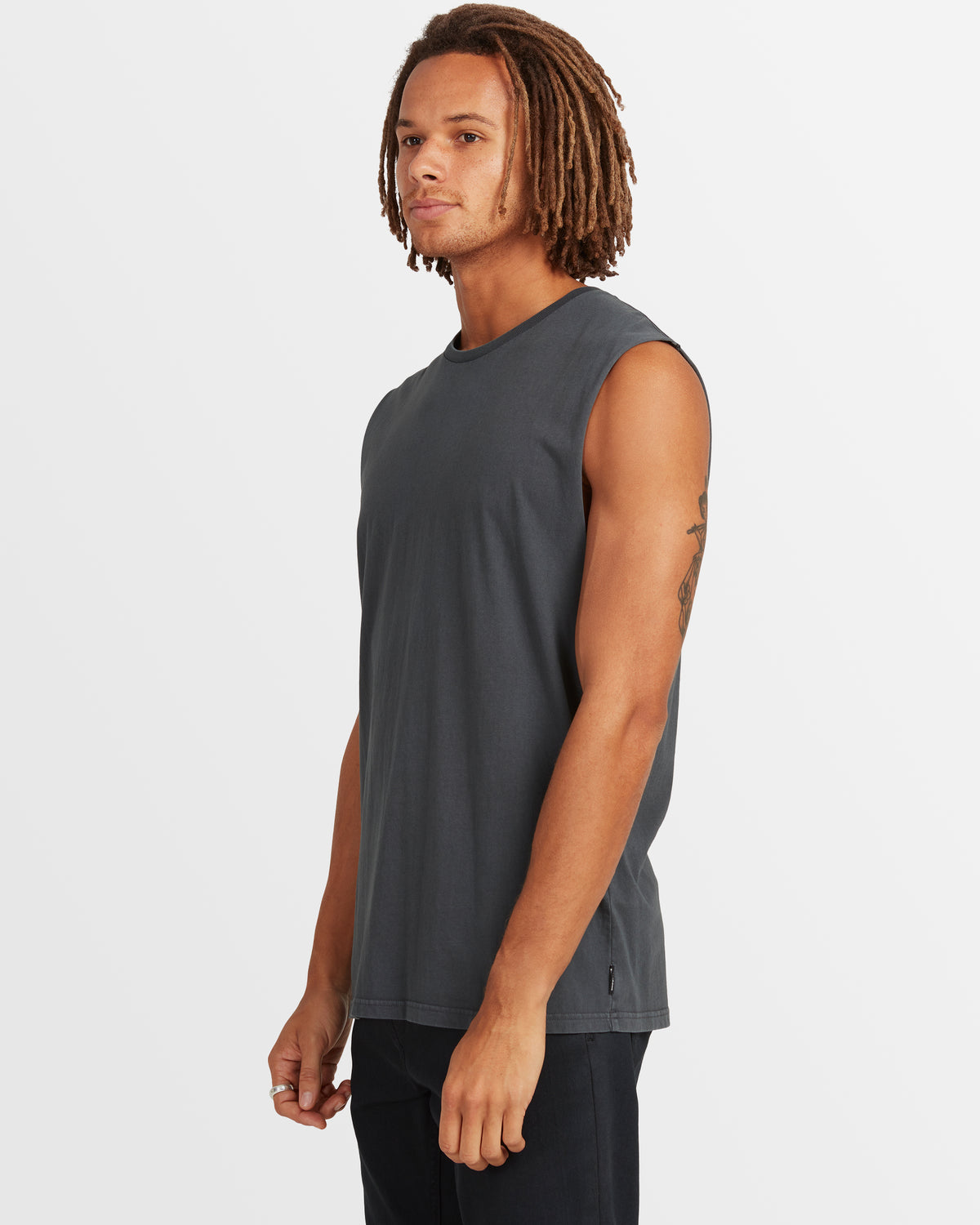 Mens Premium Wave Washed Muscle Top