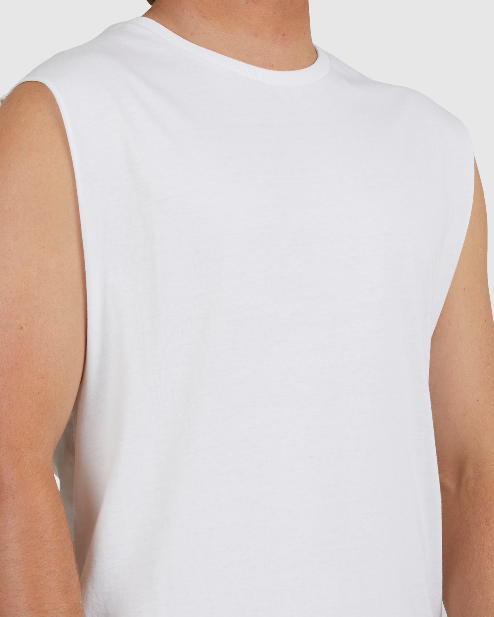 Mens Premium Wave Washed Muscle Top