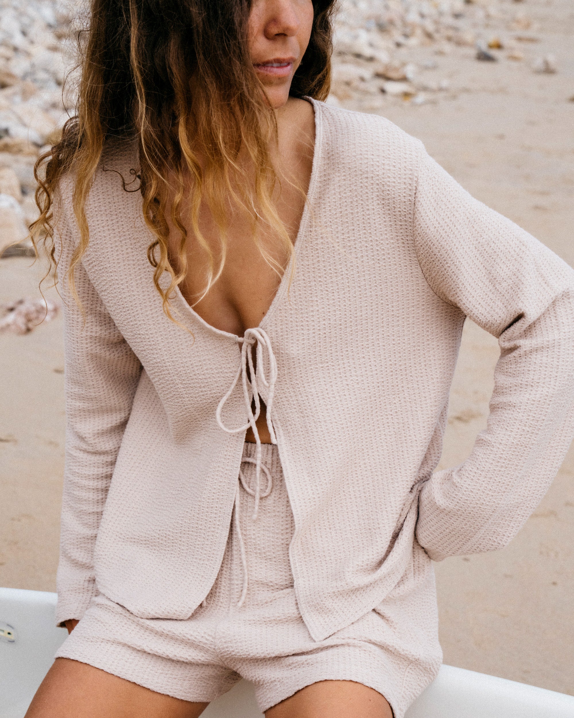 Womens Maya Long Sleeve Knit Top