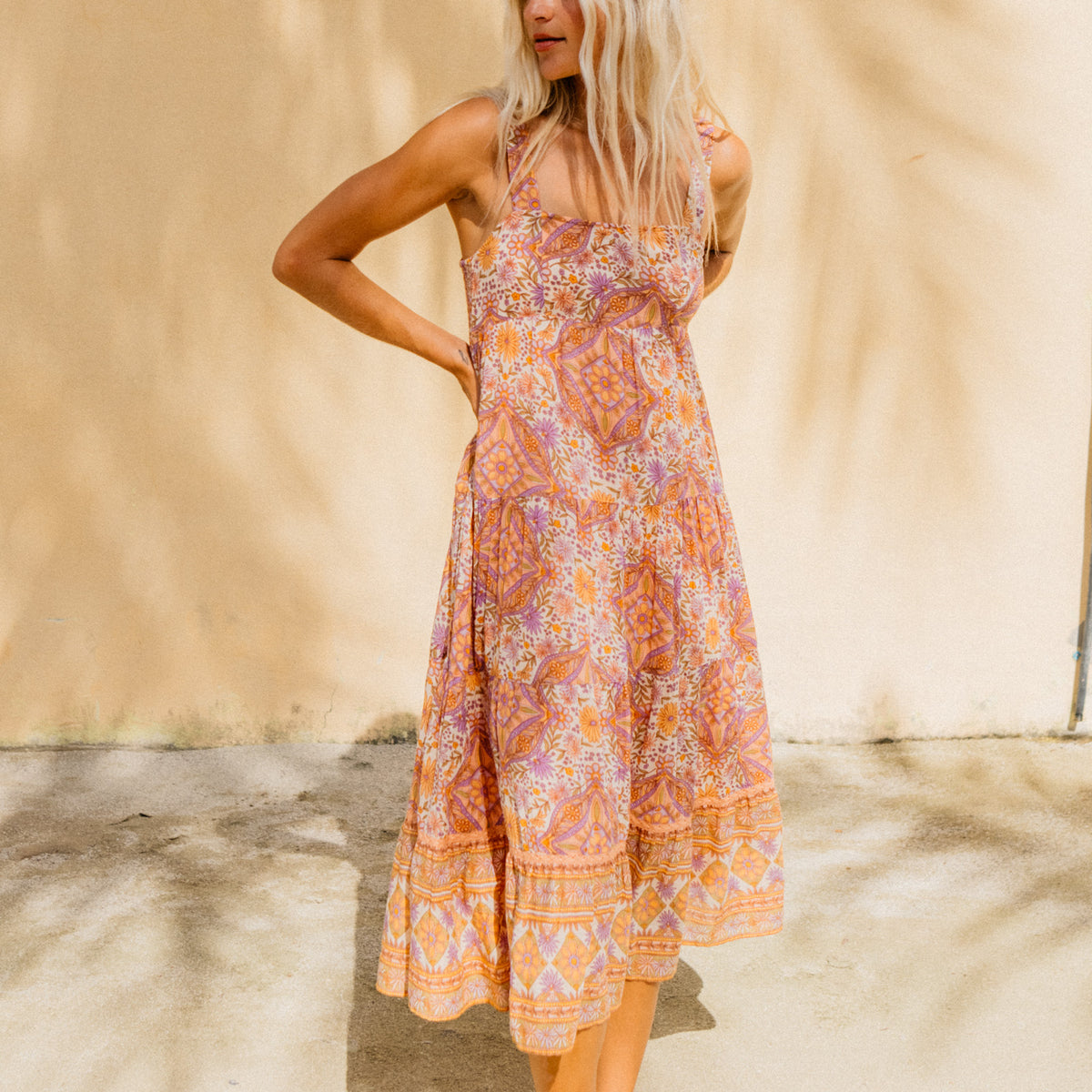 billabong summer shine midi dress Womens Just For You Midi Dress