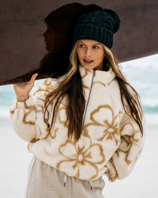 Womens Last Time Half Zip Pullover