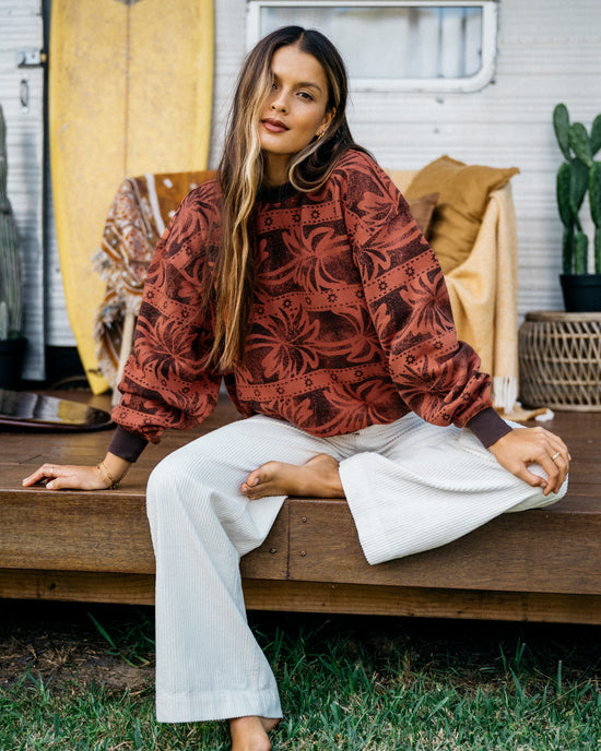 Womens Vida Palms Crew Neck