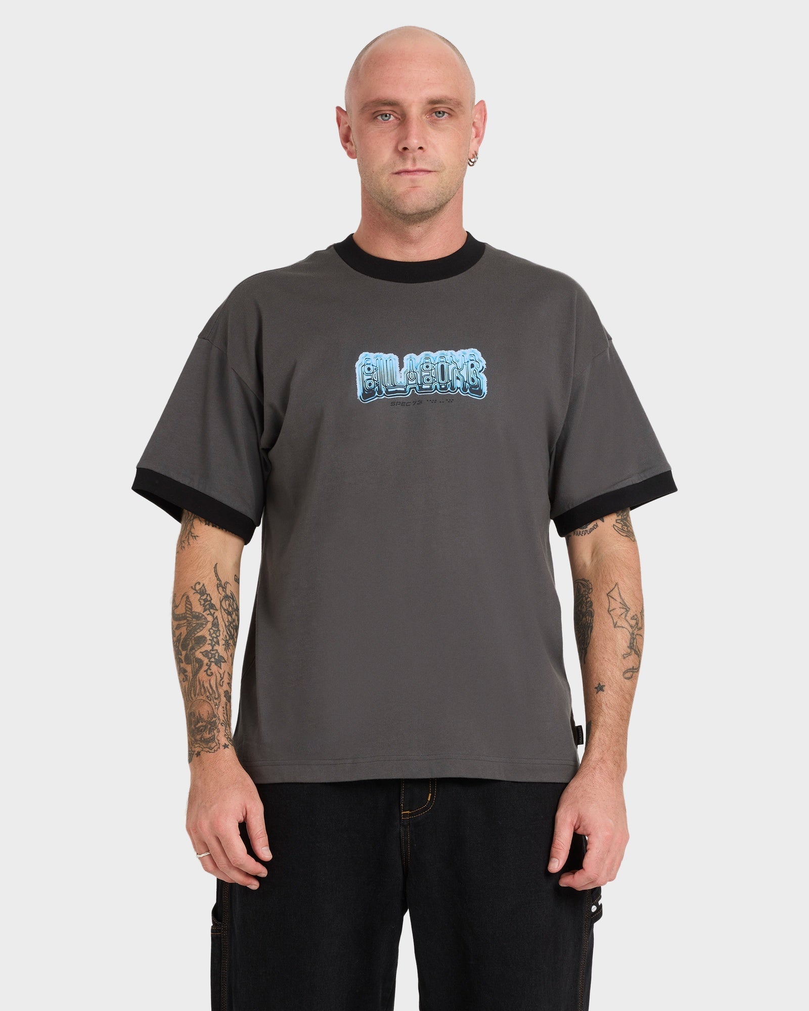 Mens Spec 73 Spin Ringer T-Shirt