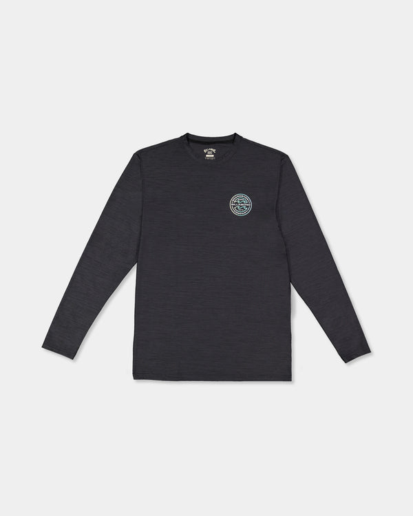 Mens Rotor Shorline Long Sleeve Rash Vest