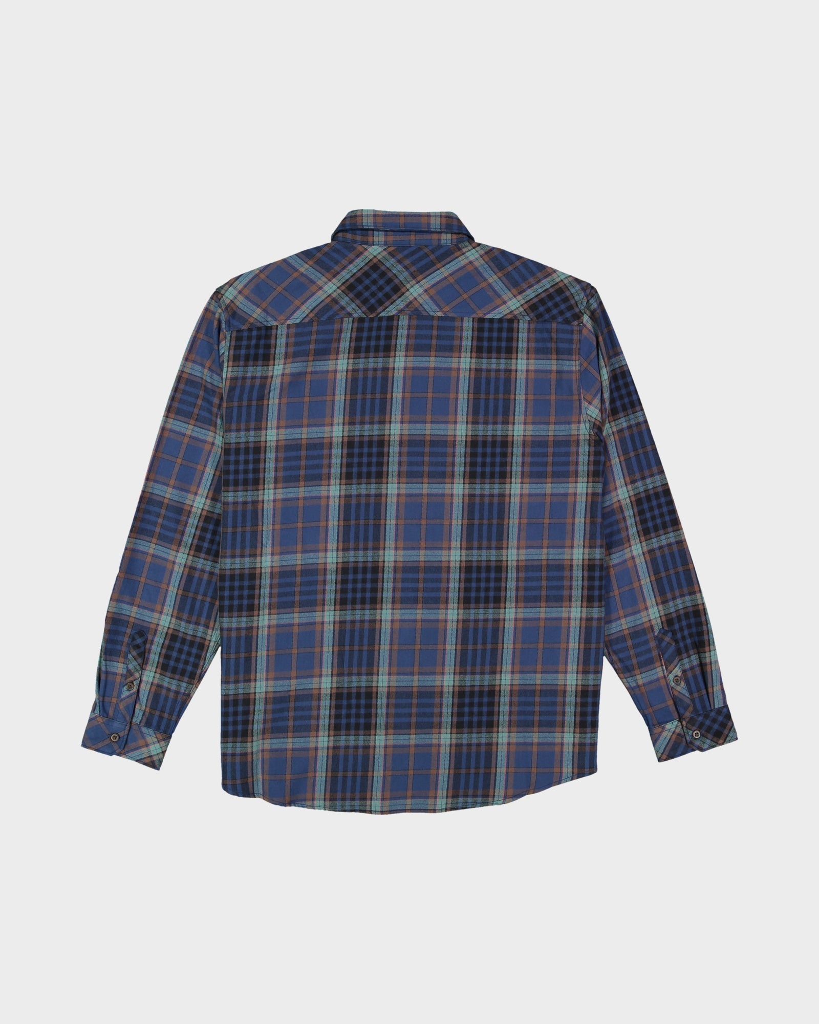 Mens Coastline Long Sleeve Flannel Shirt