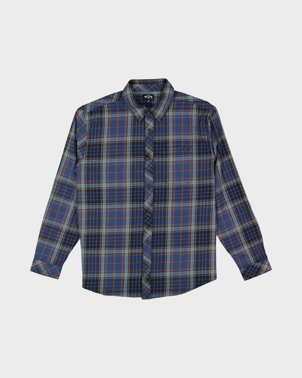 Mens Coastline Long Sleeve Flannel Shirt
