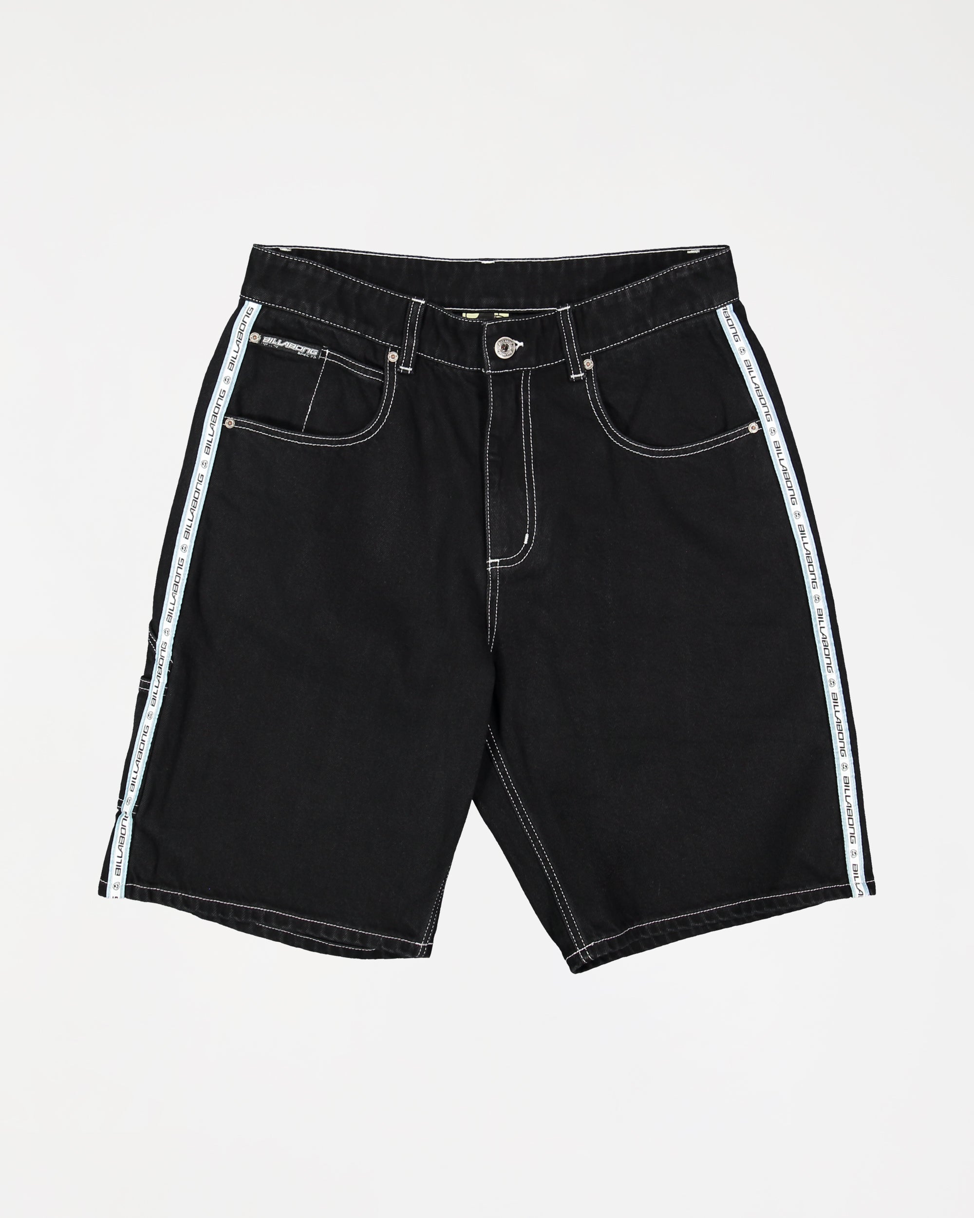Mens Spec 73 Signals Denim Shorts – Washed Black – Billabong AU