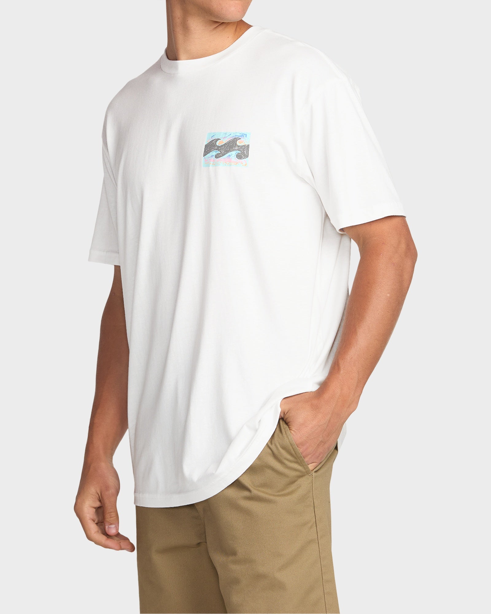 Mens Crayon Wave Premium T-Shirt