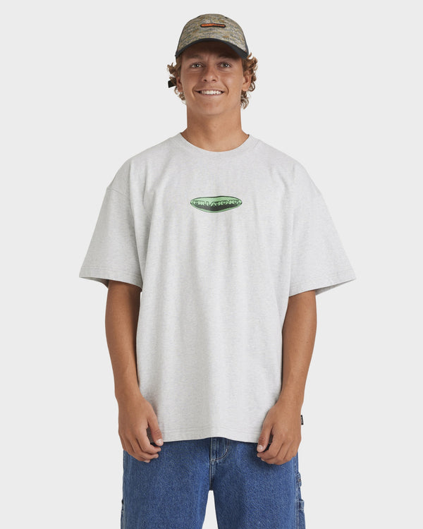 Billabong Mens Holograph T-Shirt (Light Grey Heather) main image 0