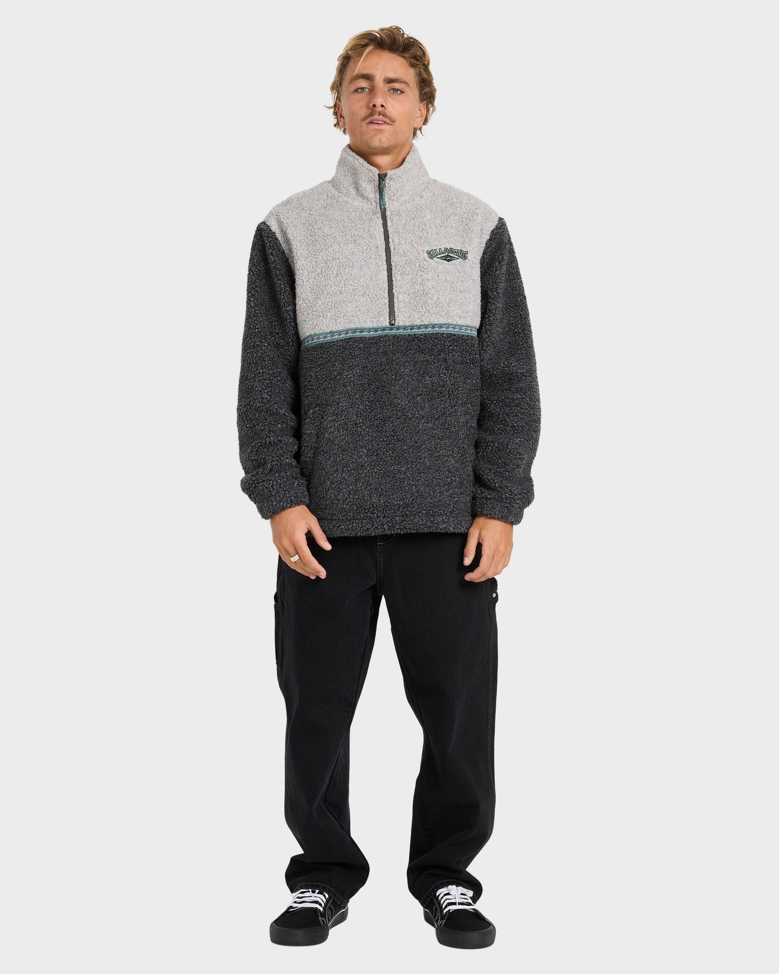 Mens Tombstone Half Zip Fleece Pullover