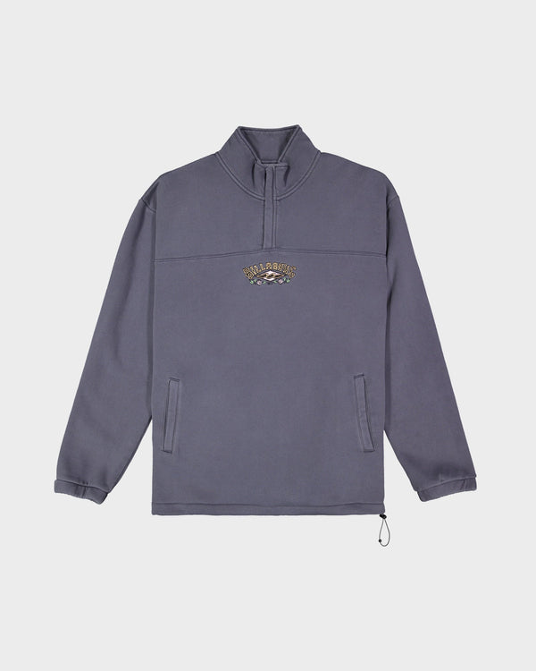 Mens King Prawn Half Zip Fleece Pullover