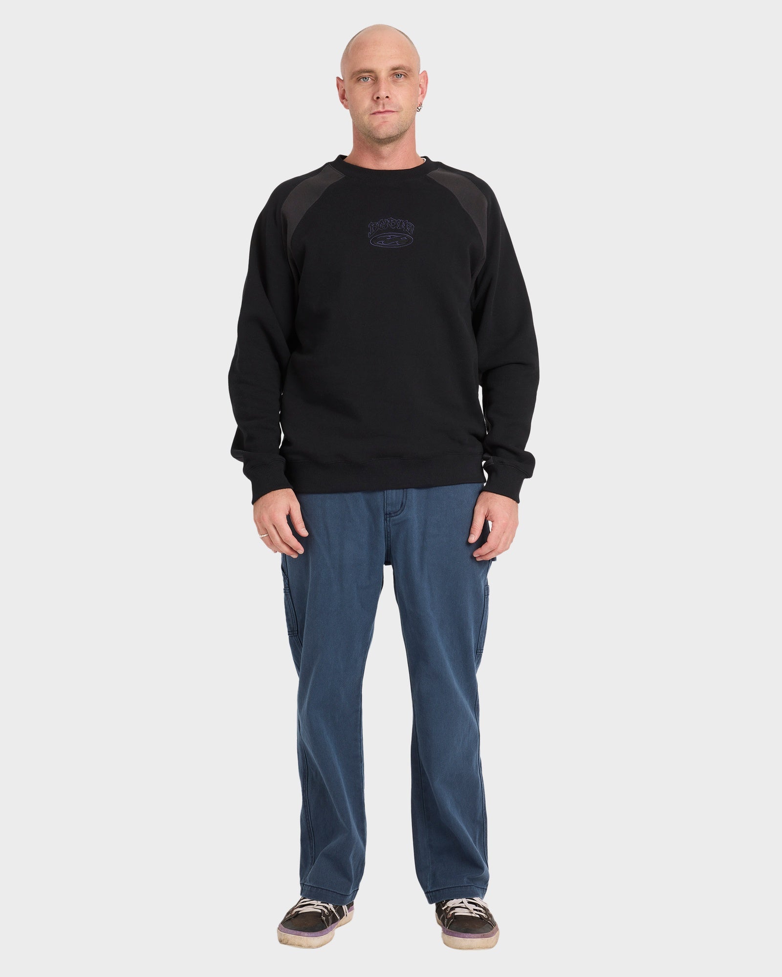 Mens Bad Dog Crew Neck