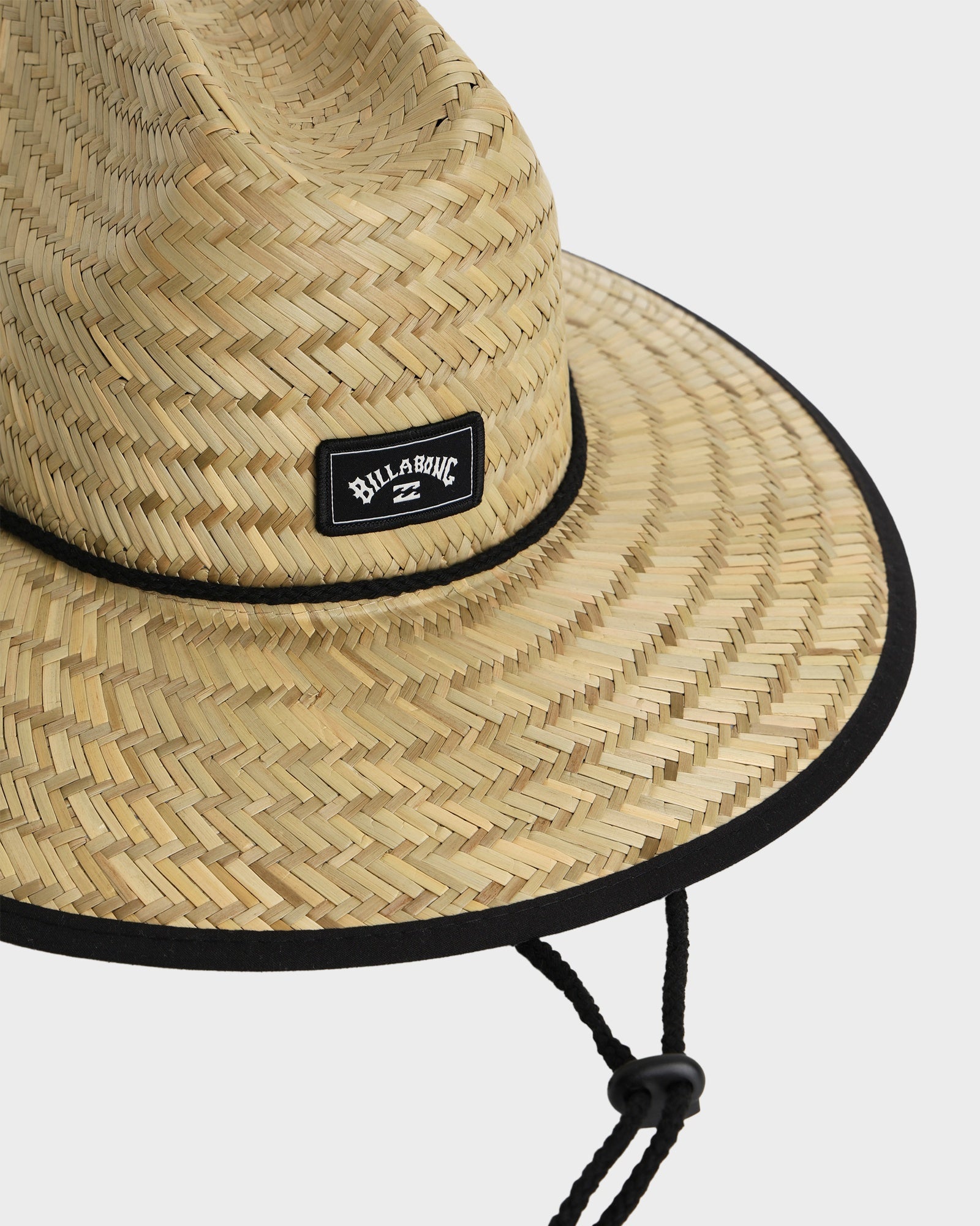 Mens Tides Print Straw Hat