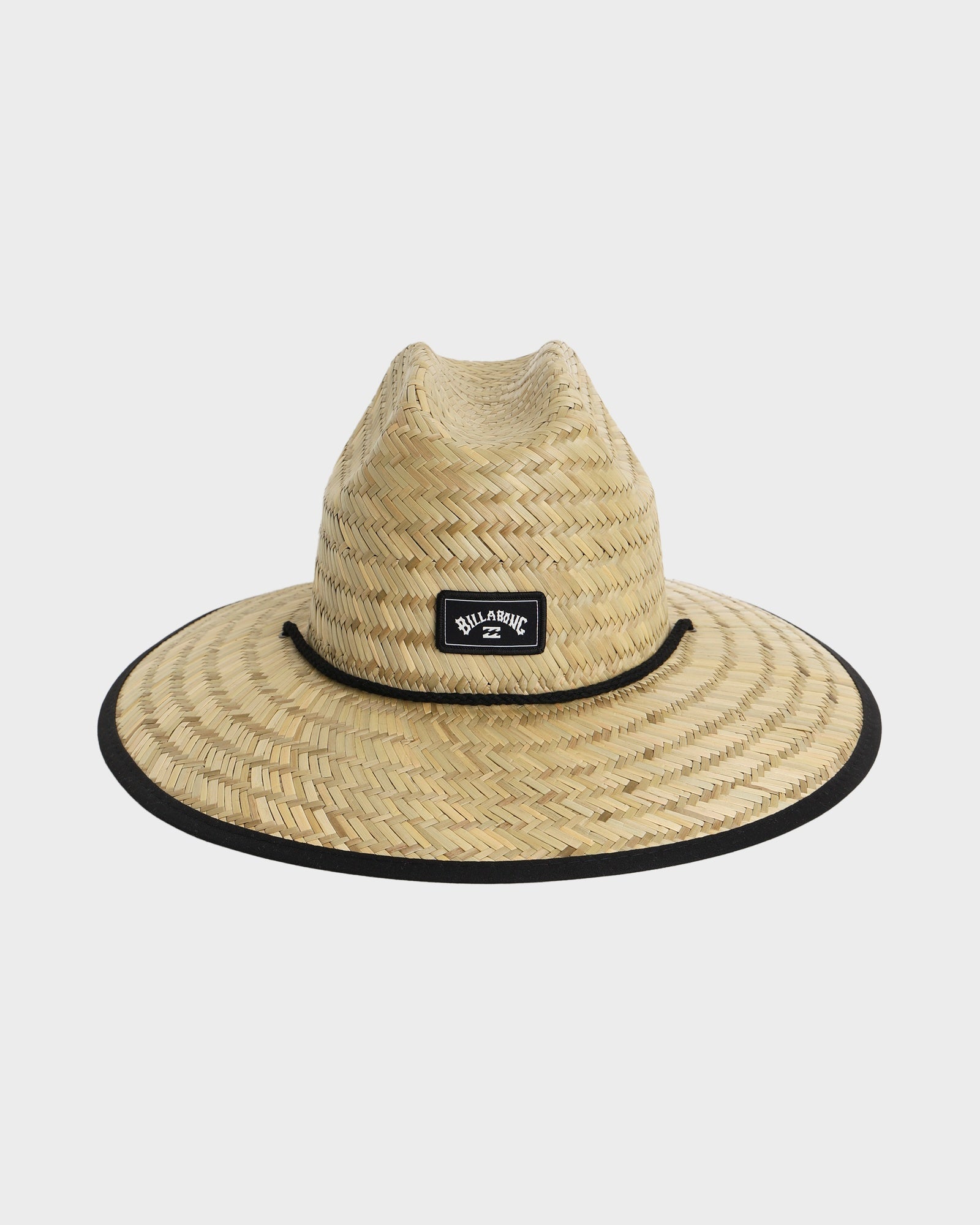 Mens Tides Print Straw Hat