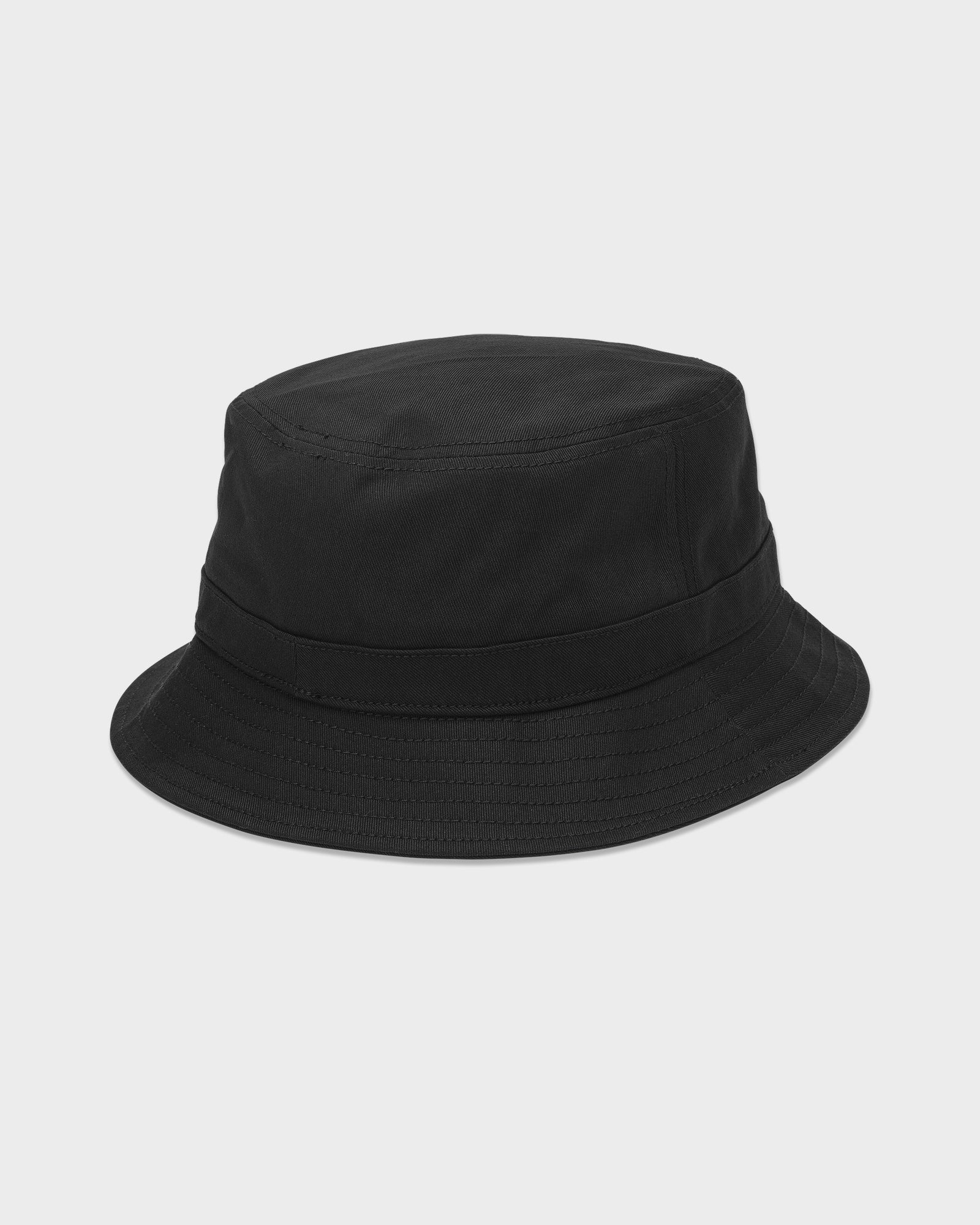 Mens Black Star Bucket Hat
