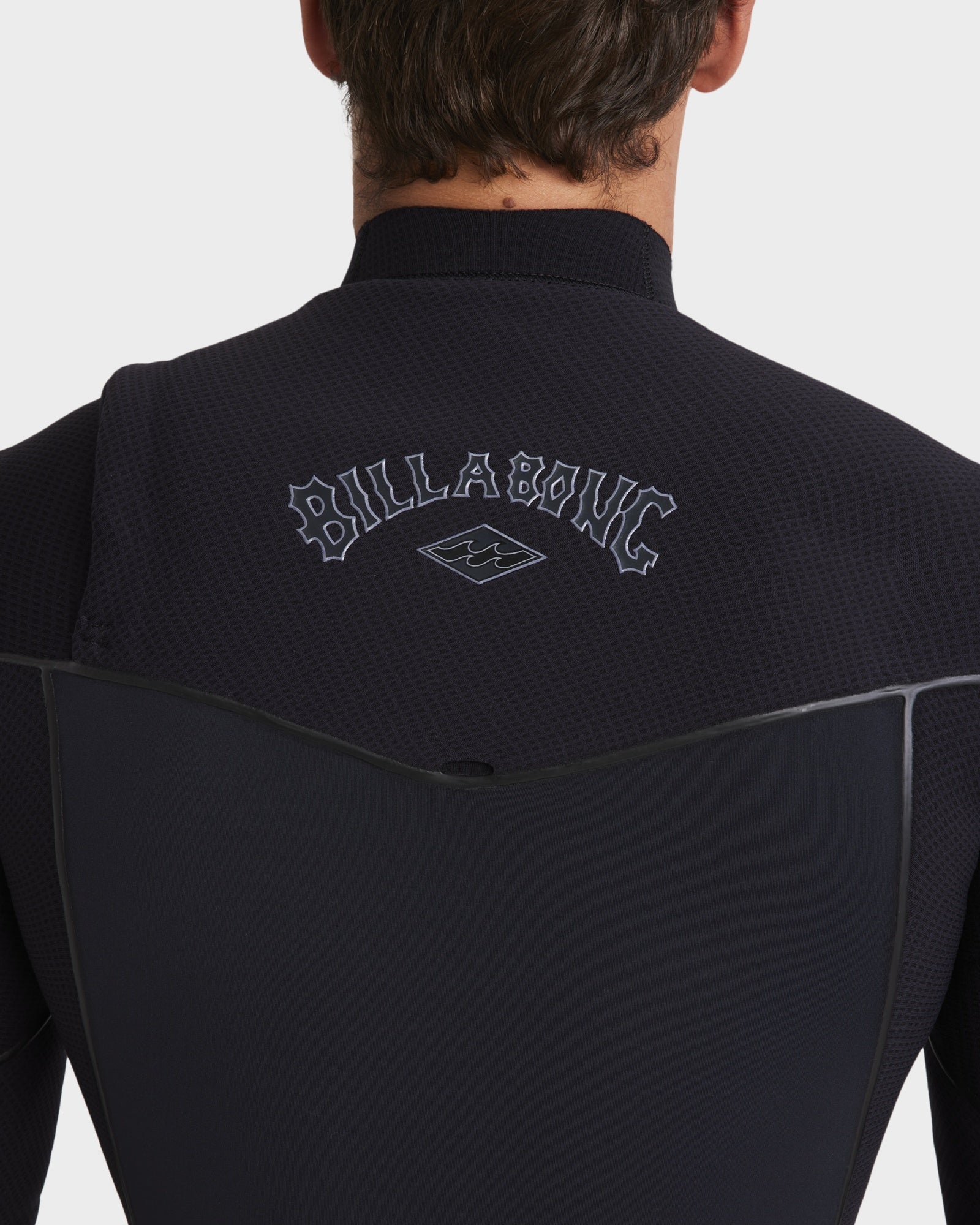 Mens 3/2mm Revolution Pro Chest Zip Steamer Wetsuit – Black