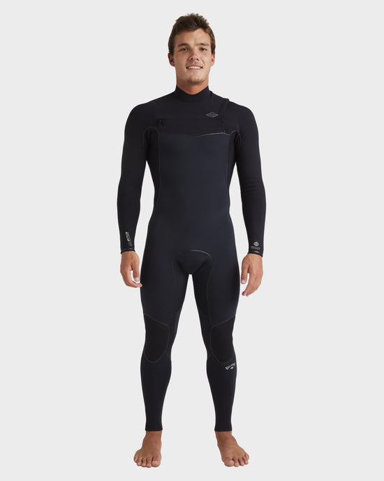 Mens 4/3 mm Revolution Pro Chest Zip Steamer Wetsuit