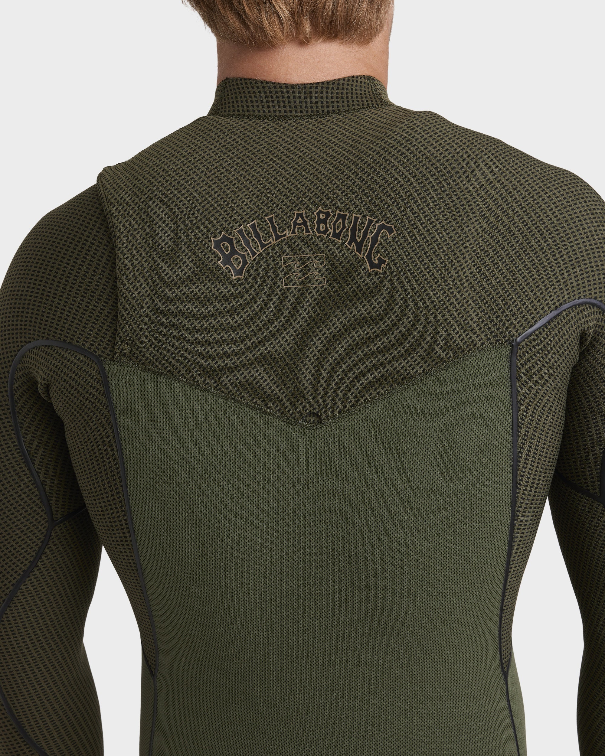 Mens 3/2mm Furnace Natural Chest Zip Wetsuit