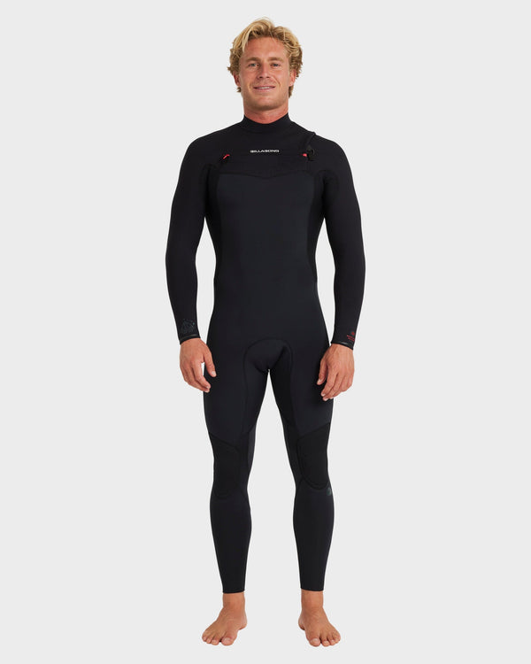 Mens 4/3mm Revolution Natural Chest Zip Steamer Wetsuit