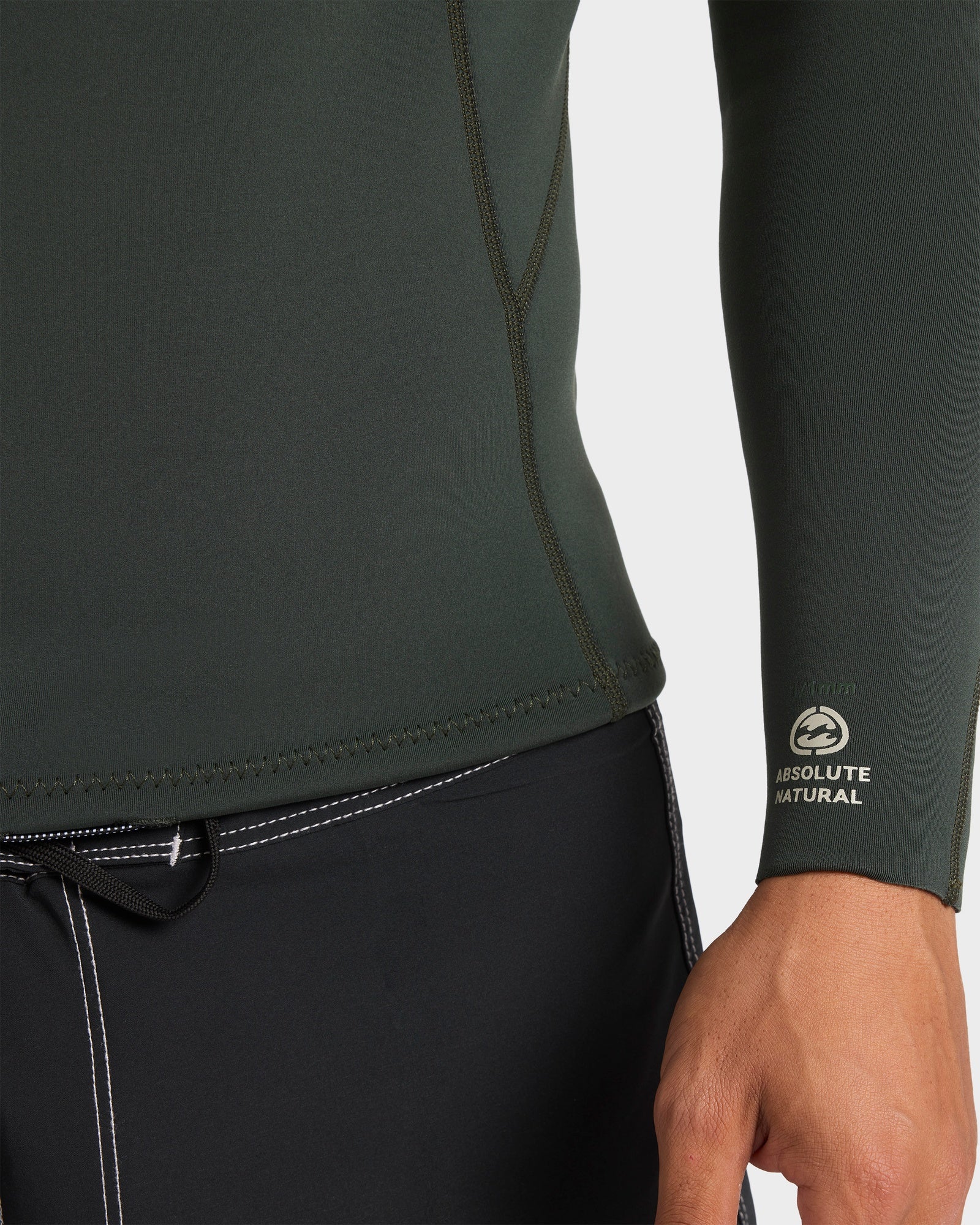 Mens 1/1 mm Absolute Natural Long Sleeve Wetsuit Jacket