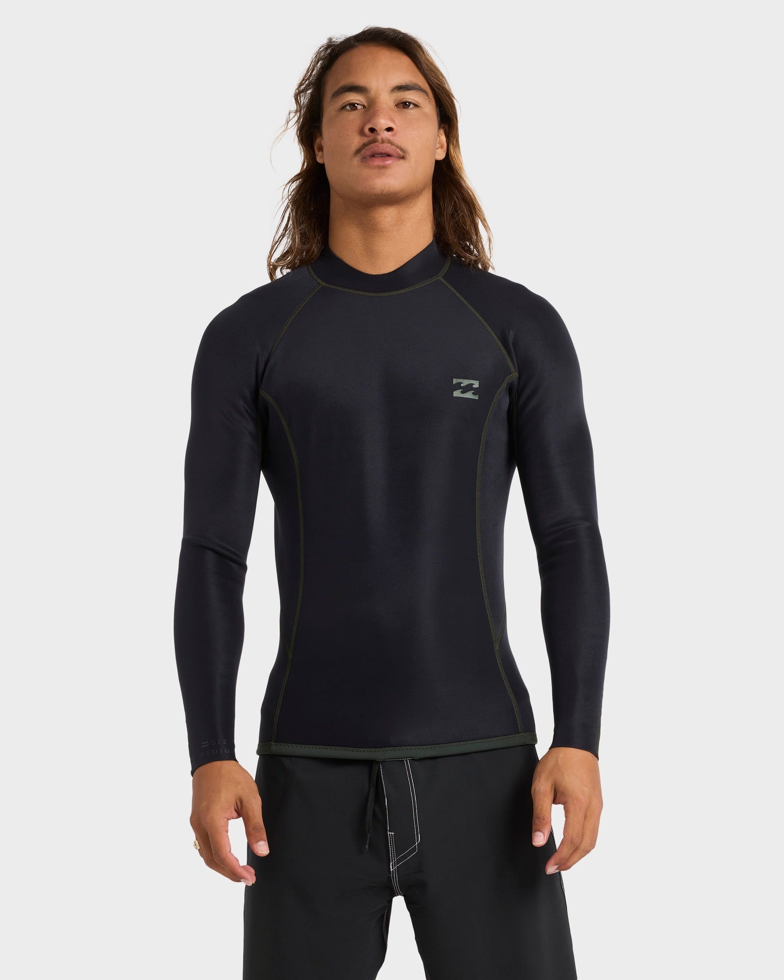Mens 1/1 mm Absolute Natural Long Sleeve Wetsuit Jacket