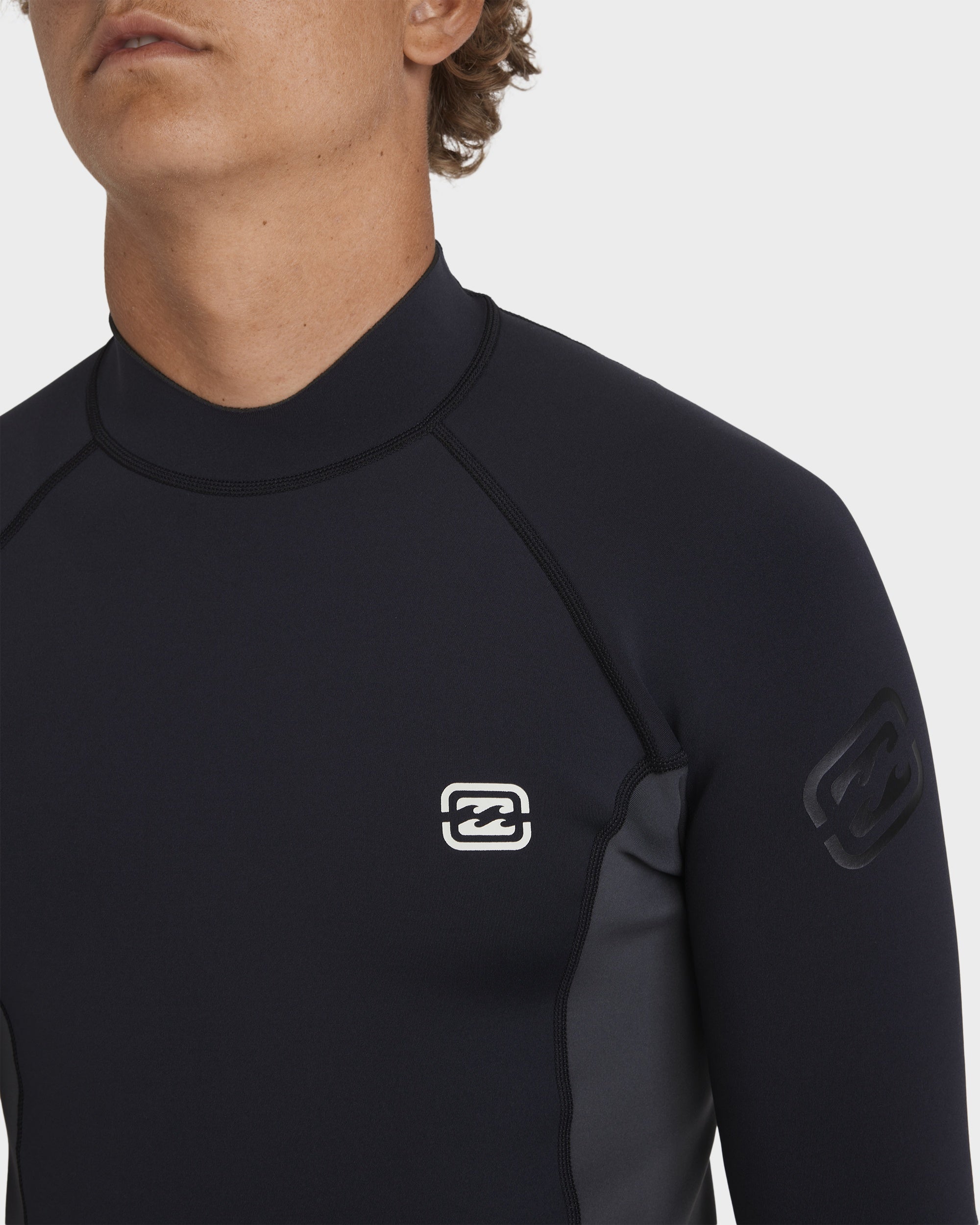 Mens 1/1mm Absolute Natural Long Sleeve Wetsuit Top
