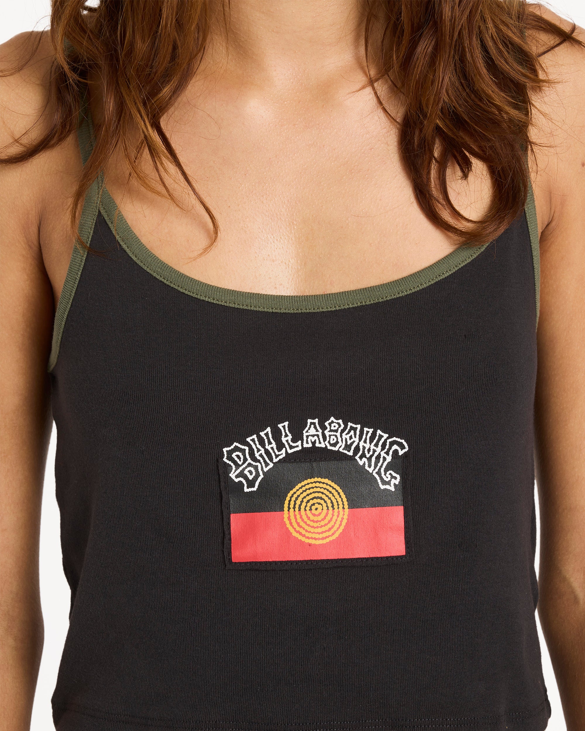 Womens Otis Flag Tank Top – Black – Billabong AU